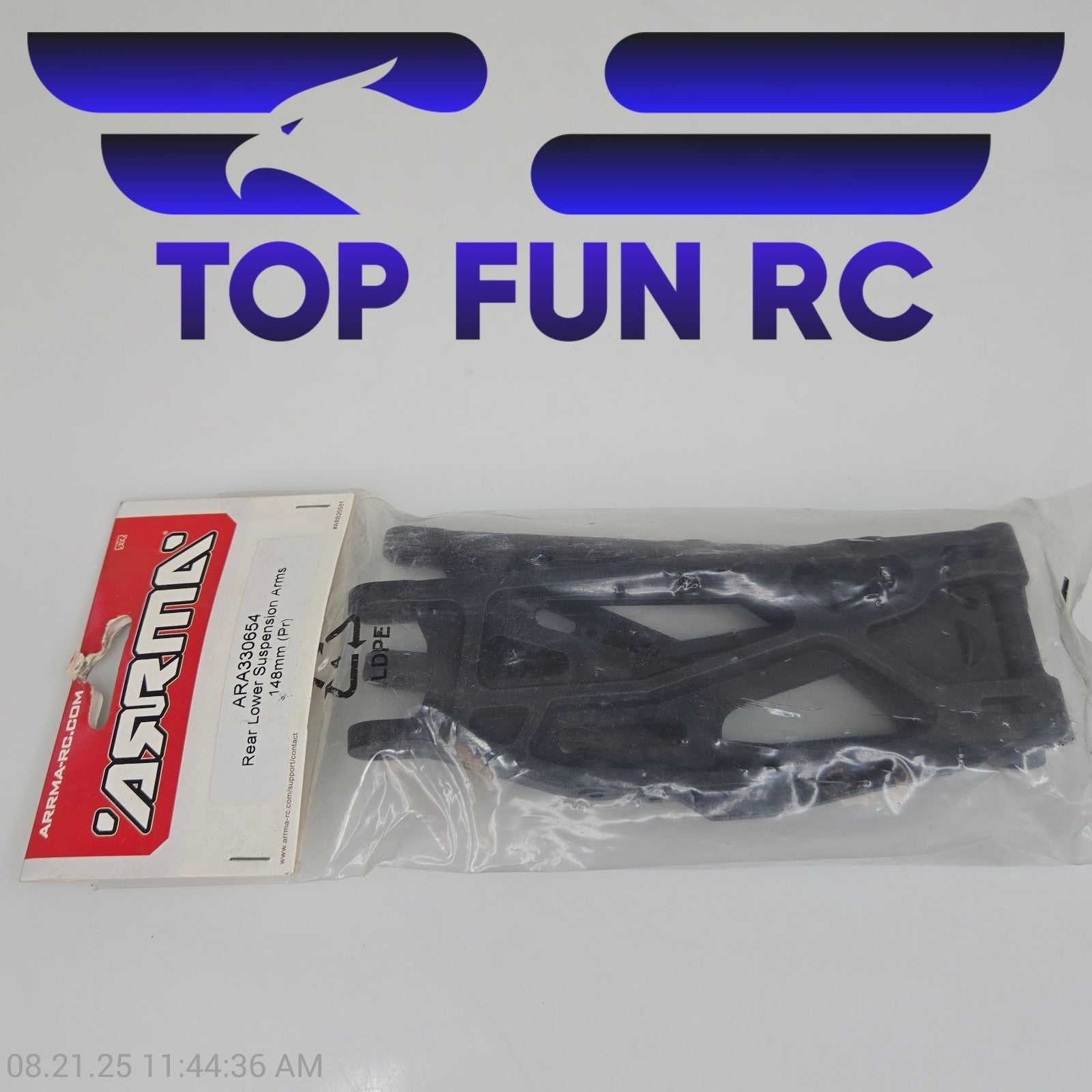Arrma ARA330654 Rear Lower Suspension Arms 148mm (Pr) For Kraton 6s