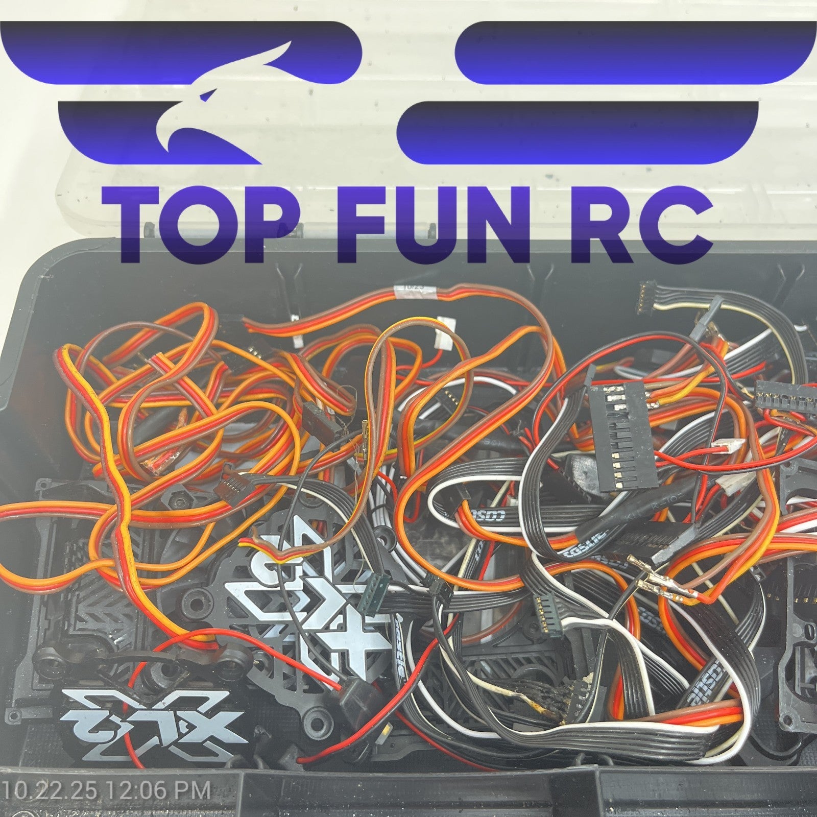 RC Assorted Wiring & Plugs Castle ESC Covers, ESC Wiring Misc. w/ Plastic Case