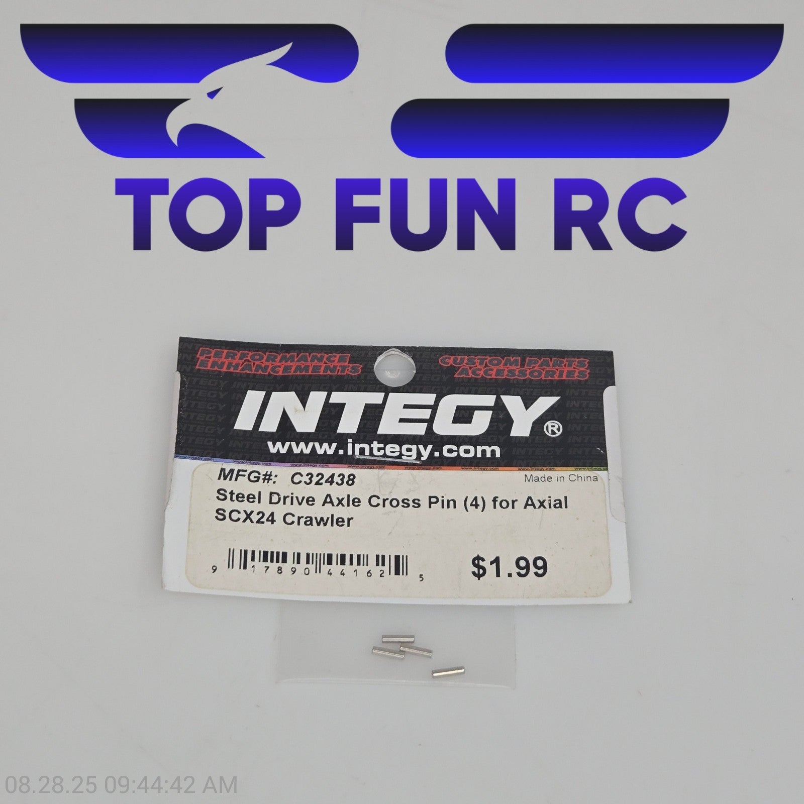 Integy C32438 Steel Drive Axle Cross Pin (4) For Axial SCX24 Crawler