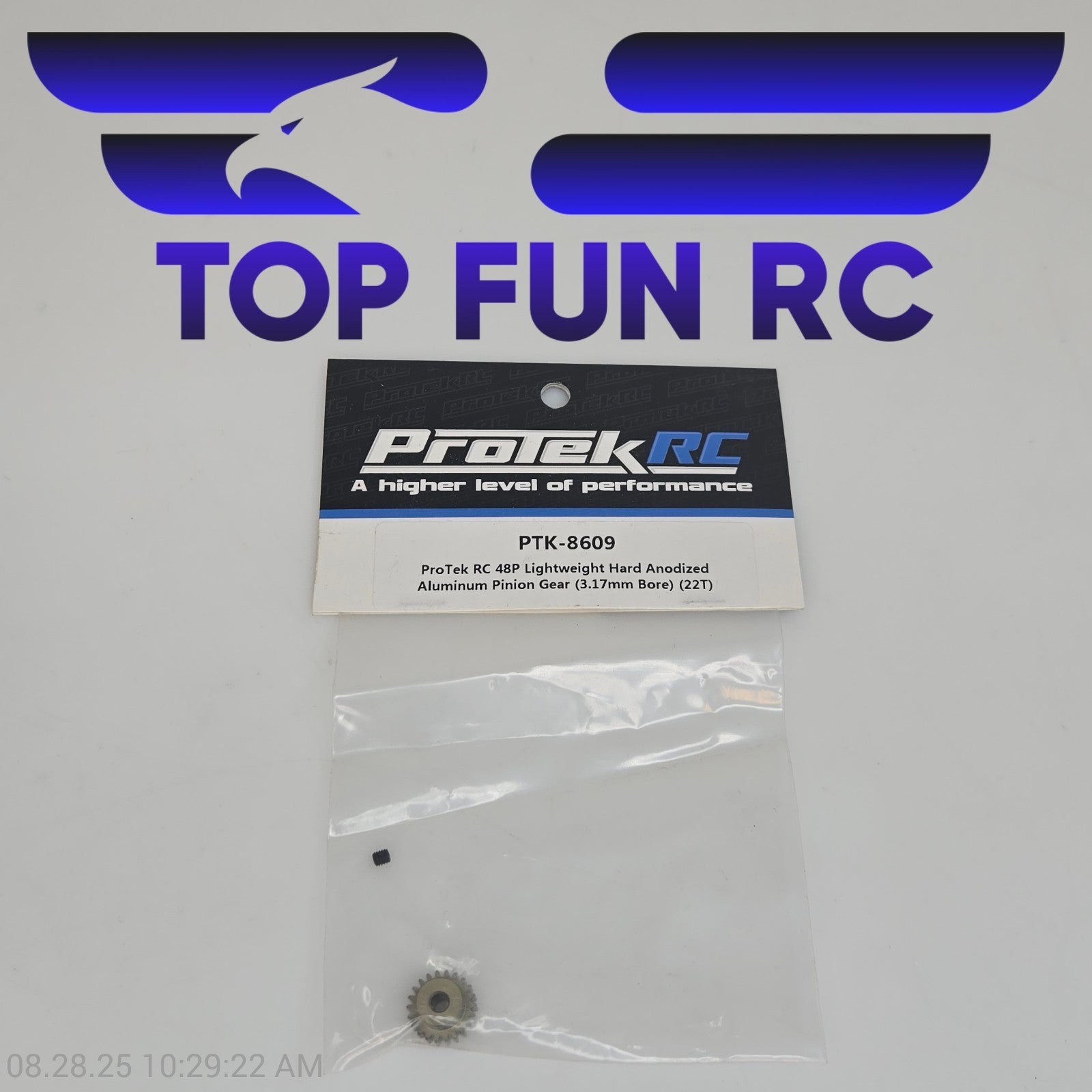 ProTek RC PTK-8609 48P Lightweight Hard Anodized Aluminum Pinion Gear