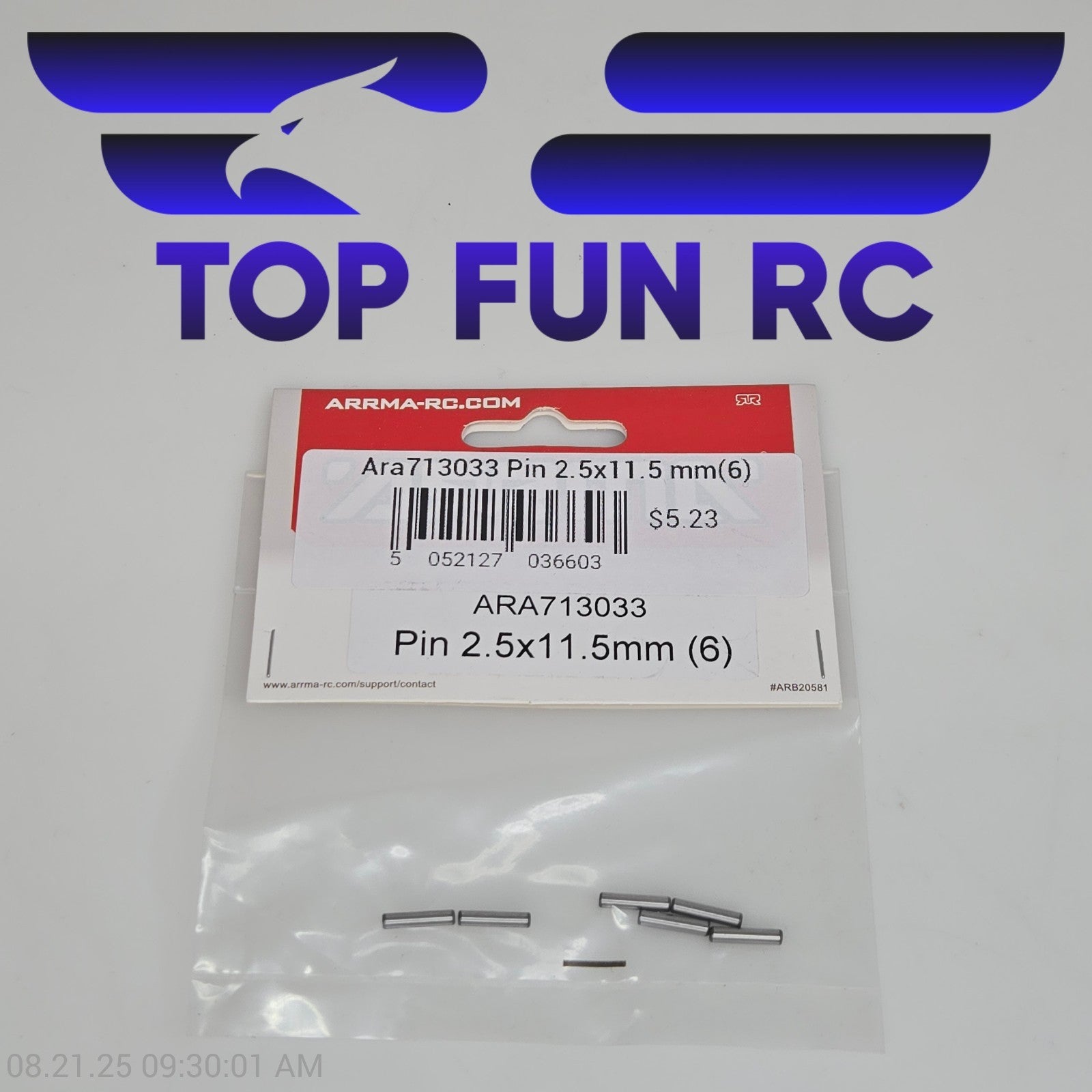 Arrma ARA713033 Pin 2.5x11.5mm (6)