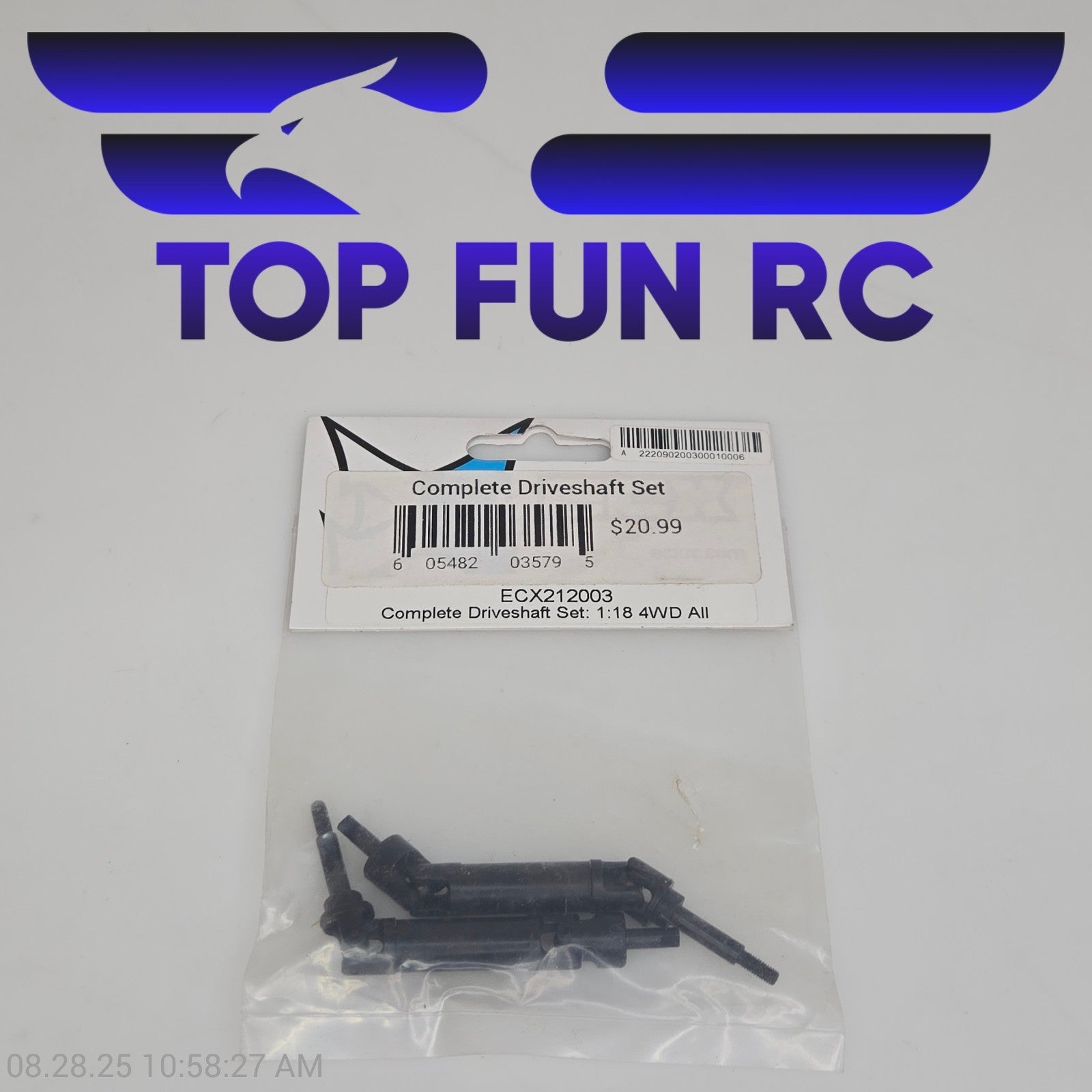 ECX 212003 Complete Driveshaft Set For 1/18 4WD All