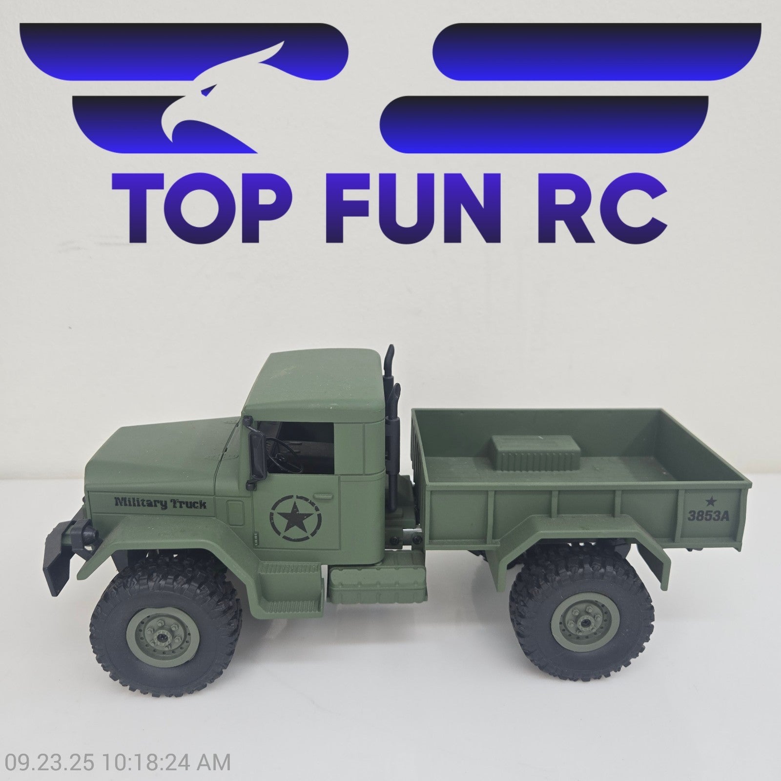 Henglong 3853A Military Truck 2.4G 1/16 Scale Remote Control 4x4 High Imitation