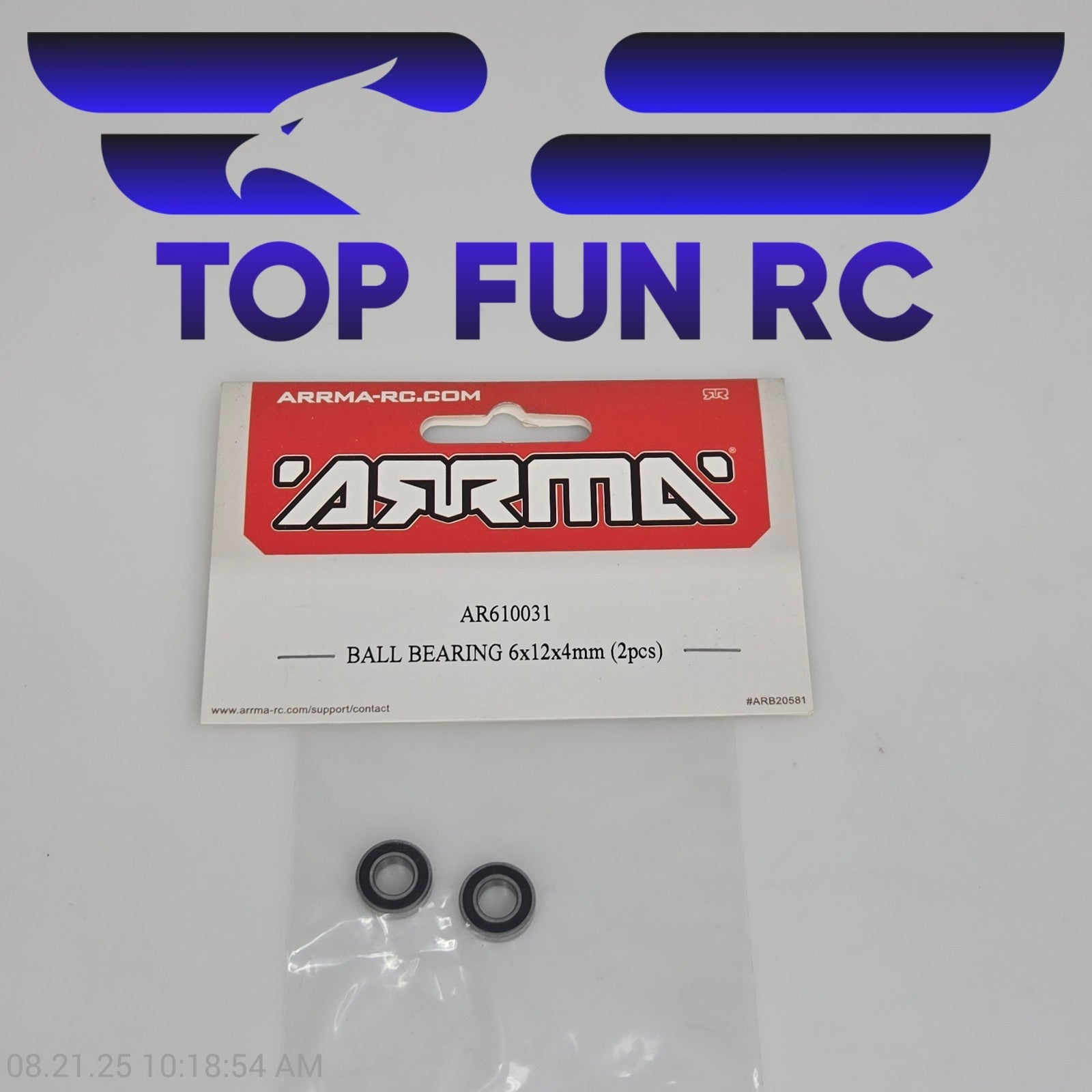 Arrma AR610031 Ball Bearing 6x12x4mm (2pcs)
