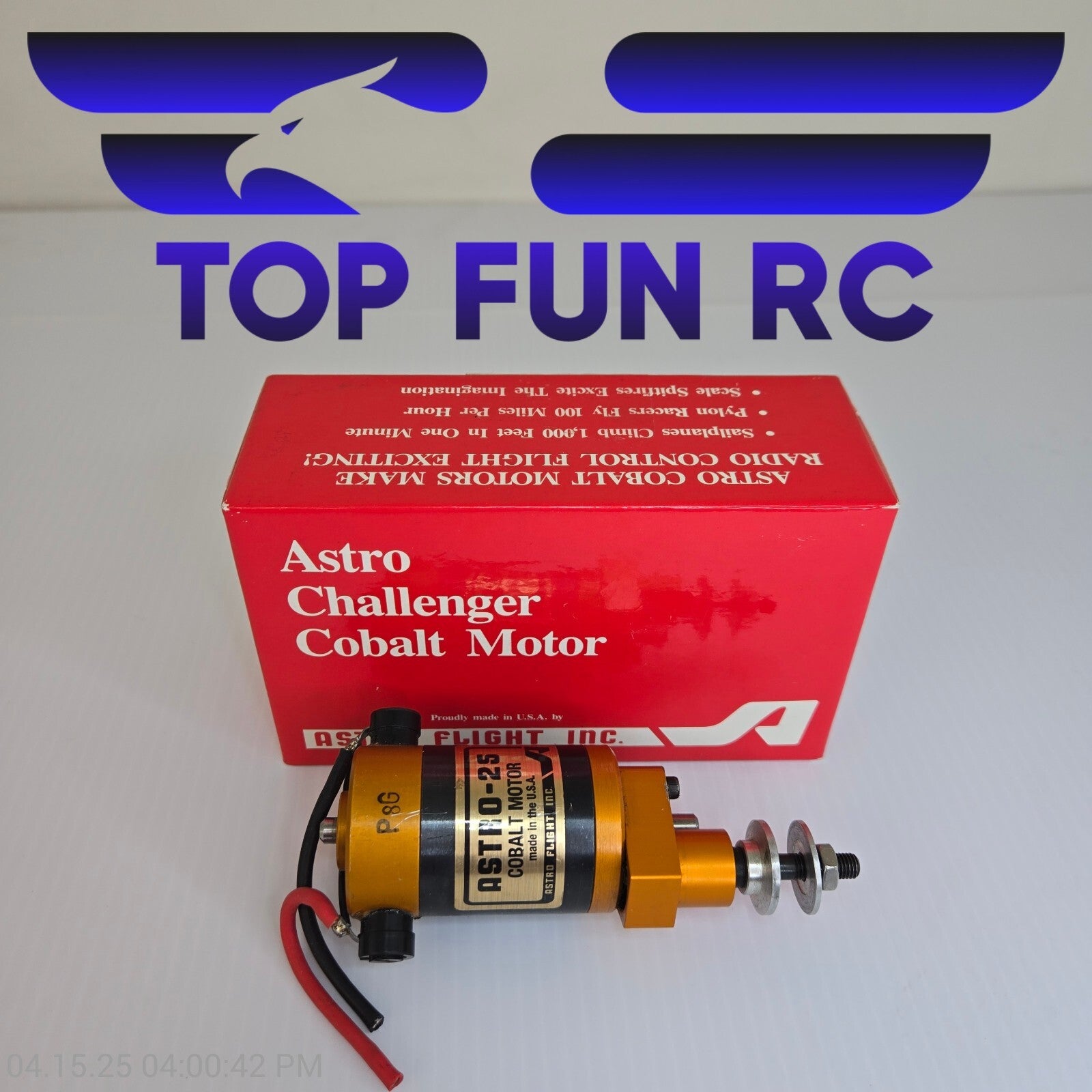 Astro Challenger Cobalt Motor 'Astro-25' Racing Airplane Motor