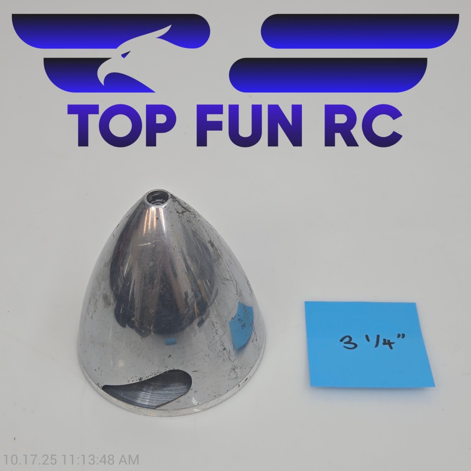 RC Aluminum Spinner 2-Blade 3 1/4" For Model Airplanes