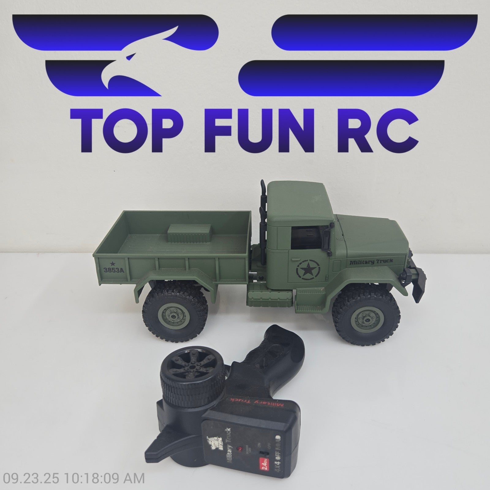 Henglong 3853A Military Truck 2.4G 1/16 Scale Remote Control 4x4 High Imitation
