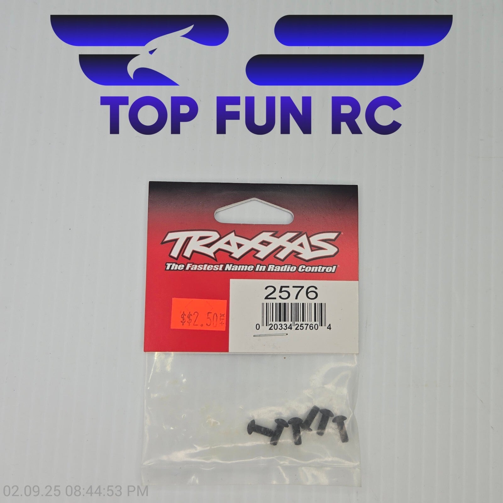 Traxxas 2576 Screws 3x8mm button-Head Machine Hex Drive (6)