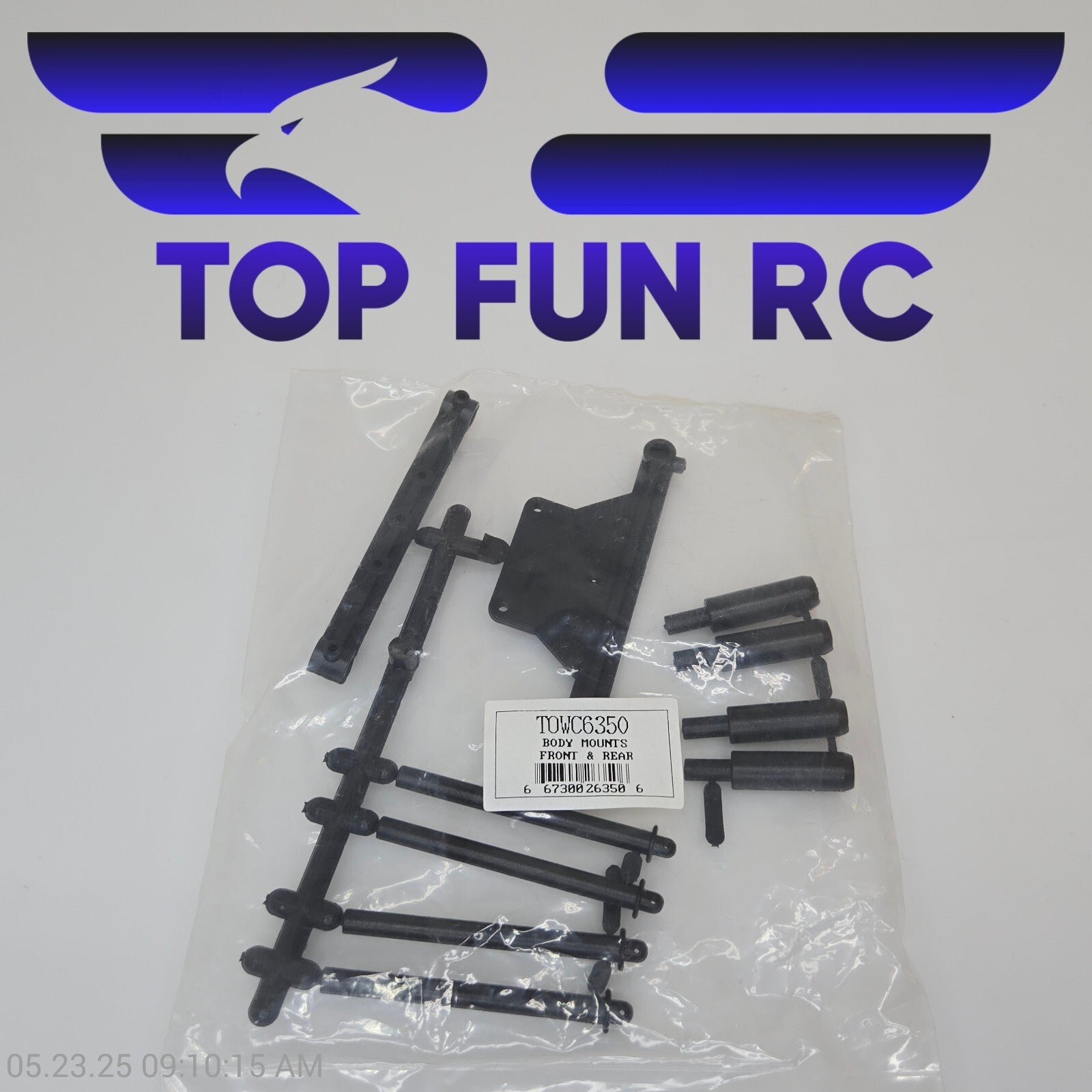 Tower Hobbies TOWC6350 Body Mounts Front & Rear