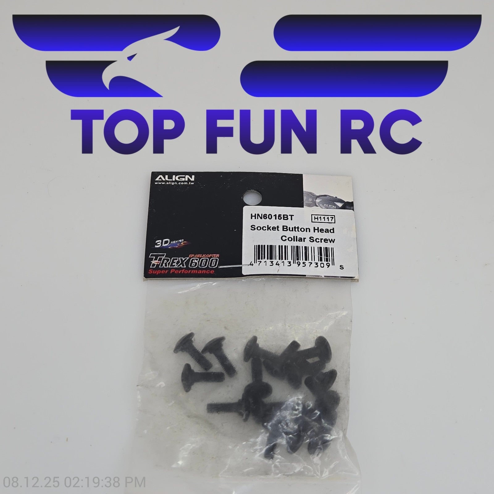 Align HN6015BT Socket Button Head Collar Screw For TREX 600 Helicopter