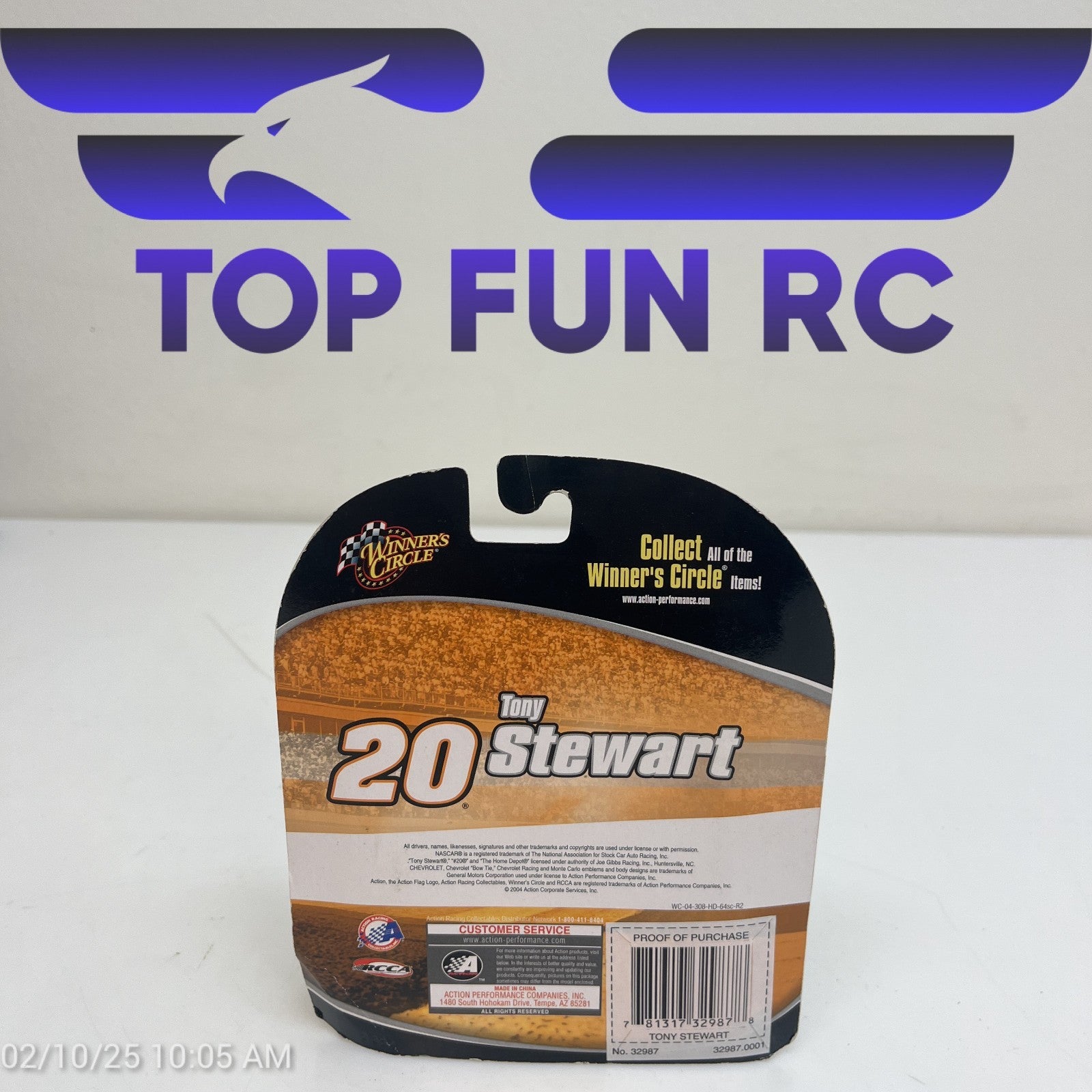 Winners Circle Tony Stewart #20 Home Depot Celebrating 25 Years Diecast