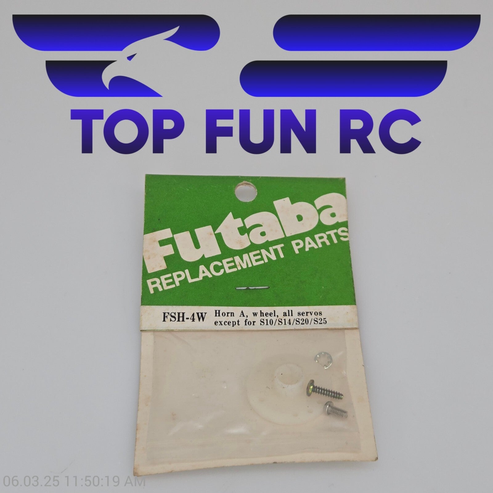Futaba RC FSH-4W Horn A, Wheel, All Servos Except For S10/S14/S20/S25
