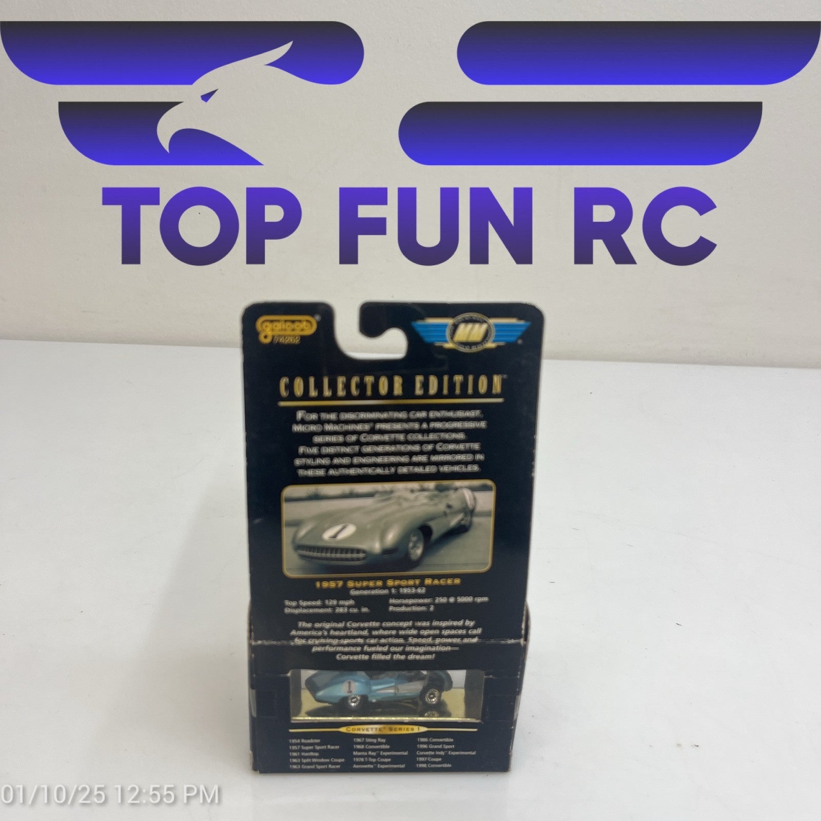 Micro Machines Collector Edition Corvette Series 1 1957 Super Sport Racers /20k