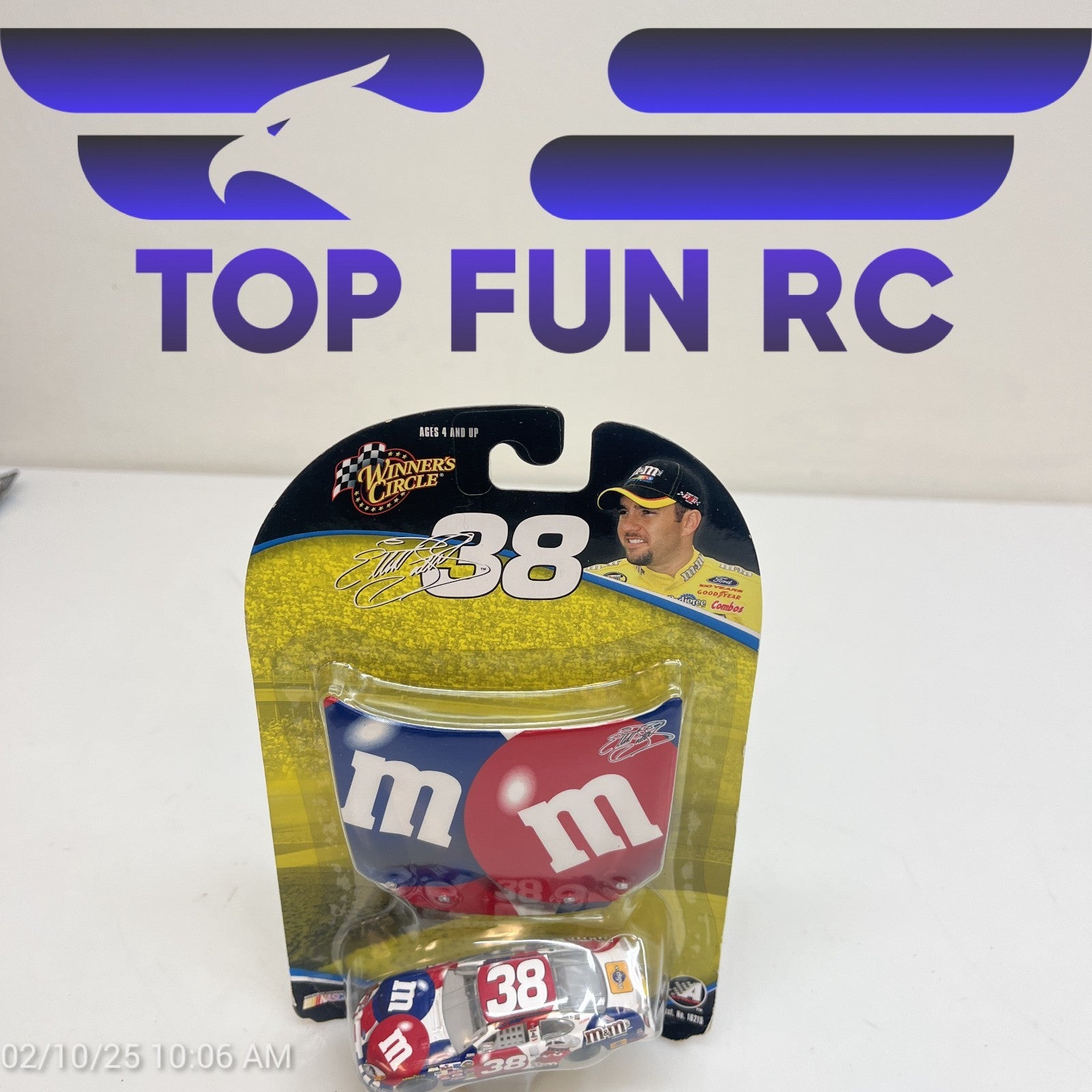 Winners Circle Elliott Sadler #38 M&M's Diecast