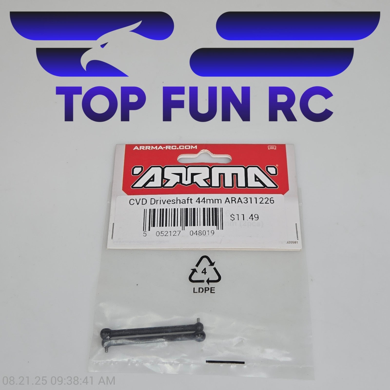 Arrma ARA311226 CVD Driveshaft 44mm