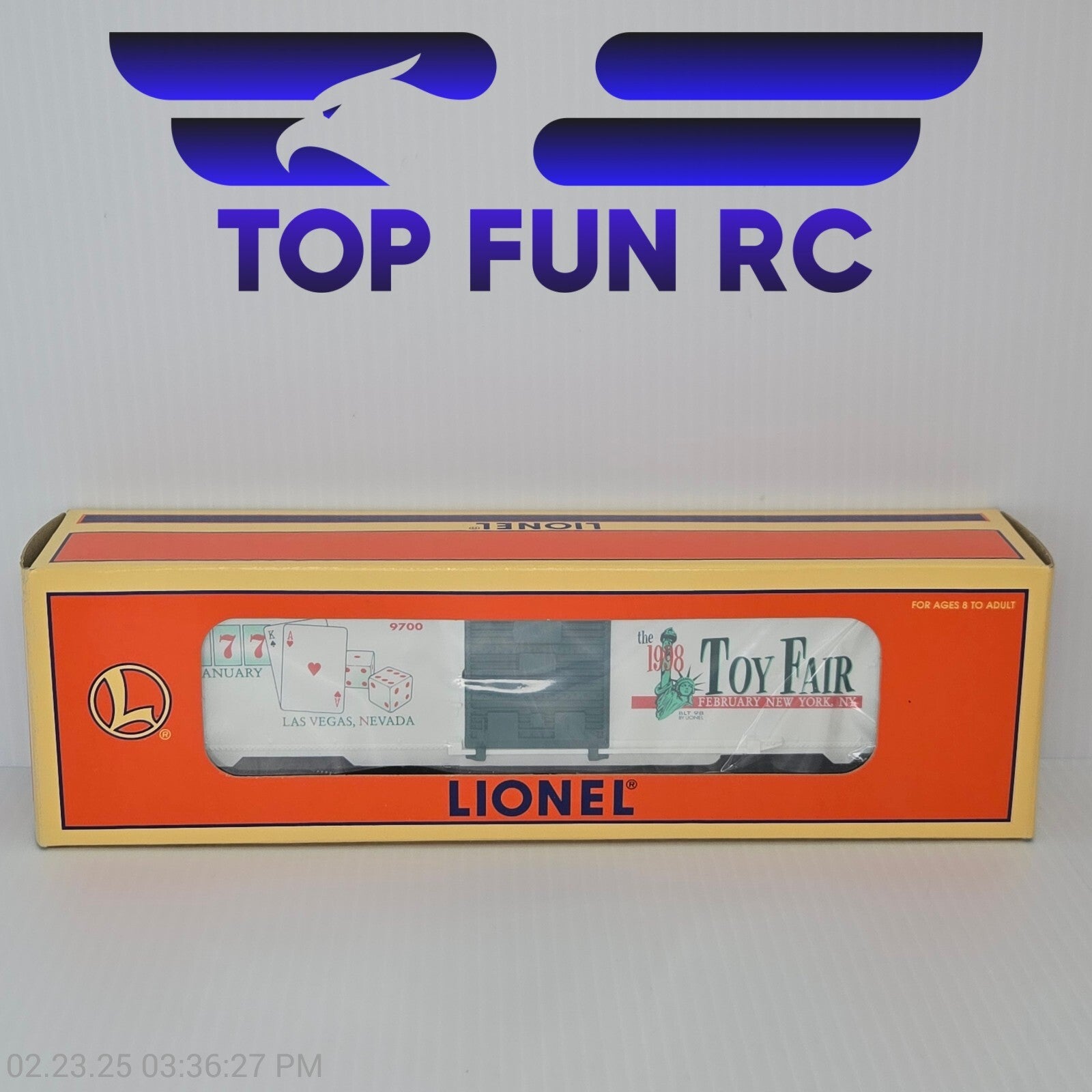 Lionel 6-19956 1998 Toyfair Box Car NIB