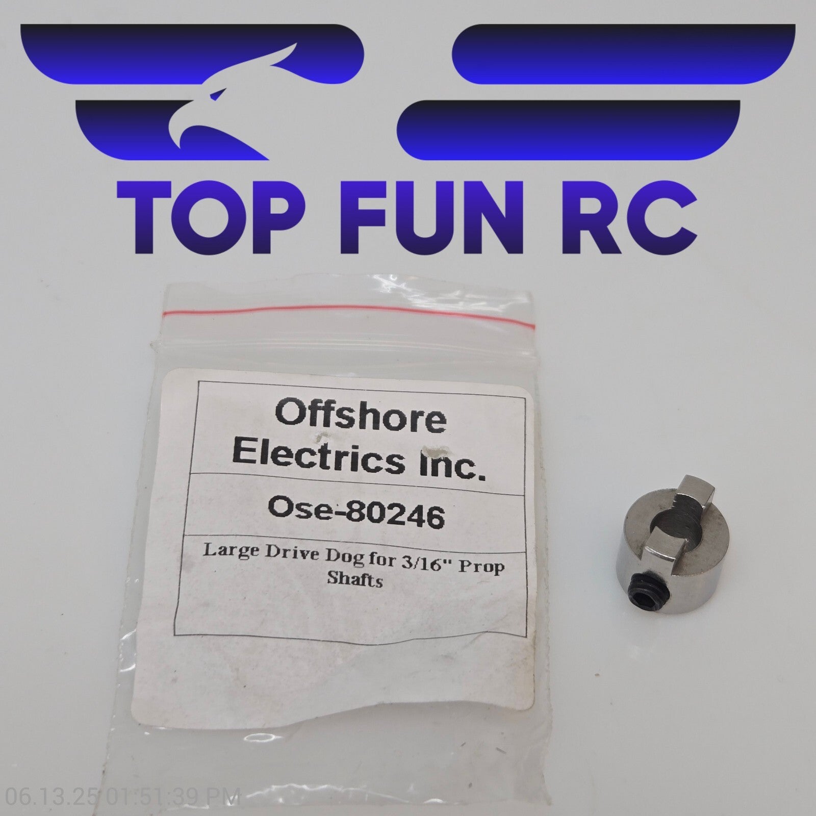 OSE Boat Parts OSE-80246 Large Drive Dog For 3/16" Prop Shafts