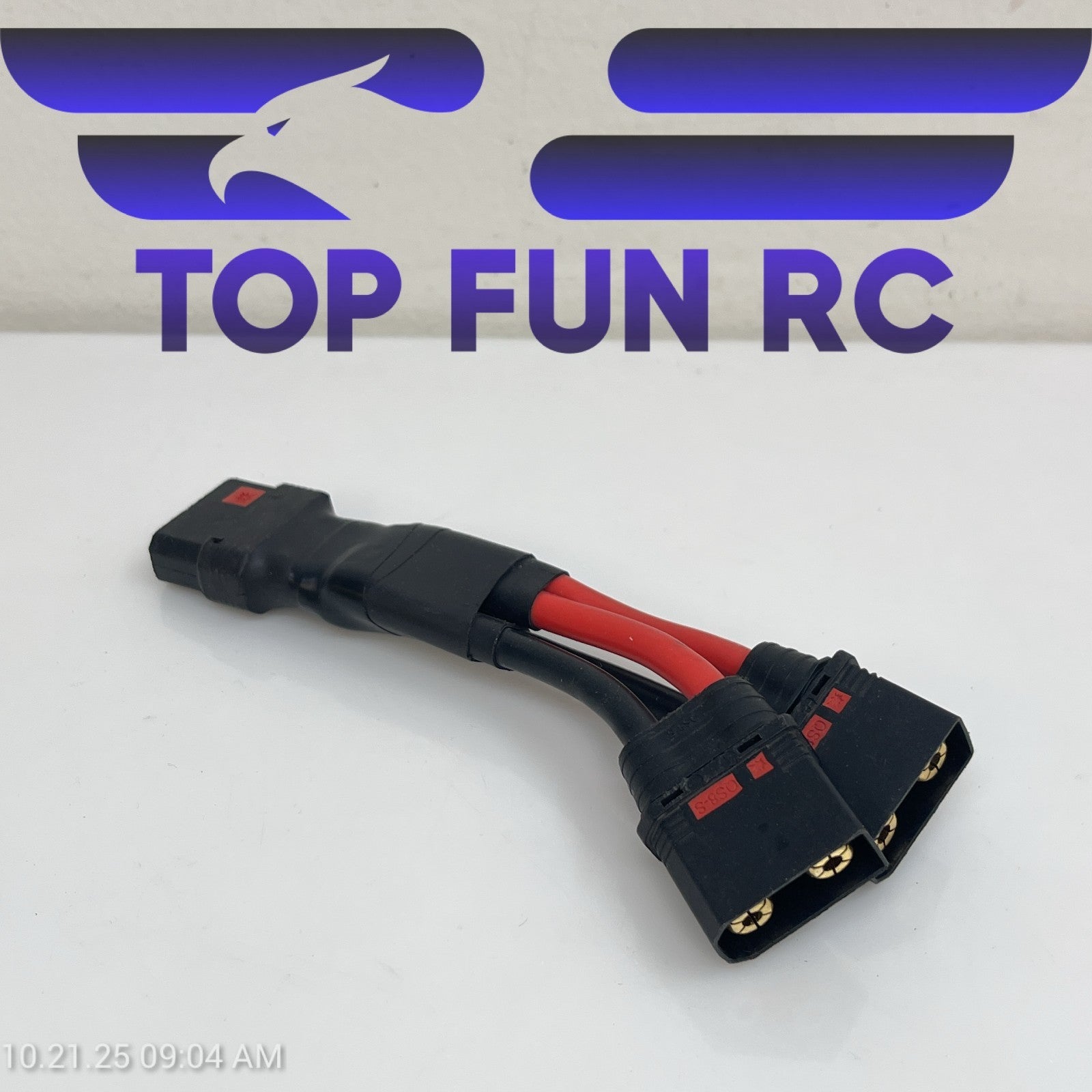 Nuofany Anti Spark QS8-S Connector QS8 Male Female Parallel Y Wire Harness Adapt