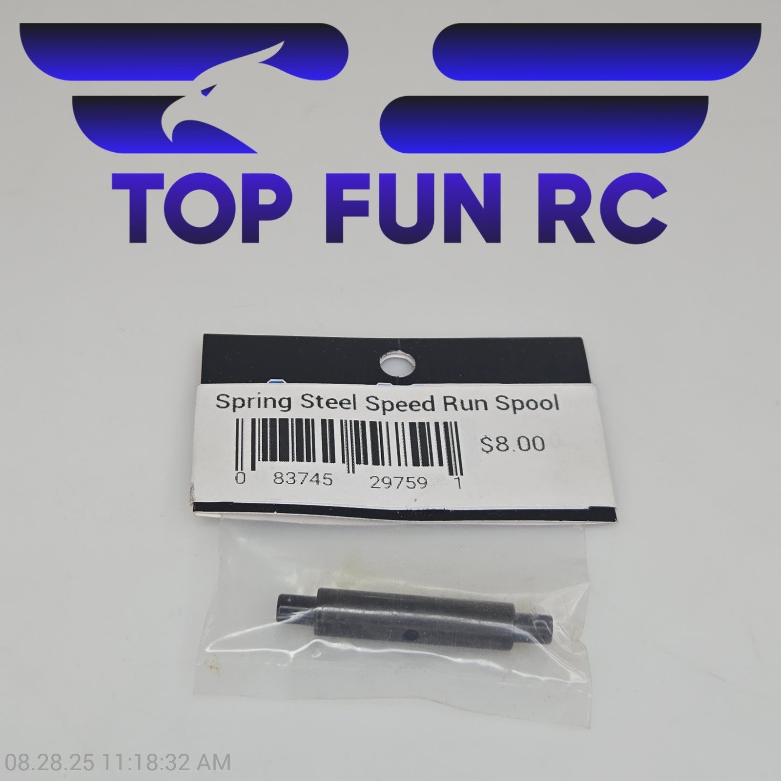 Hot Racing AOR25T2 S2 Spring Steel Speed Run Spool Shaft For Arrma Limitless