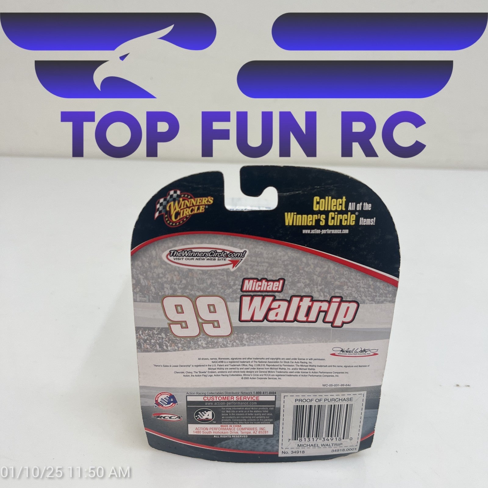 Winners Circle 2005 #99 Michael Waltrip Dreams Come True At Aaron's 1/64 Car