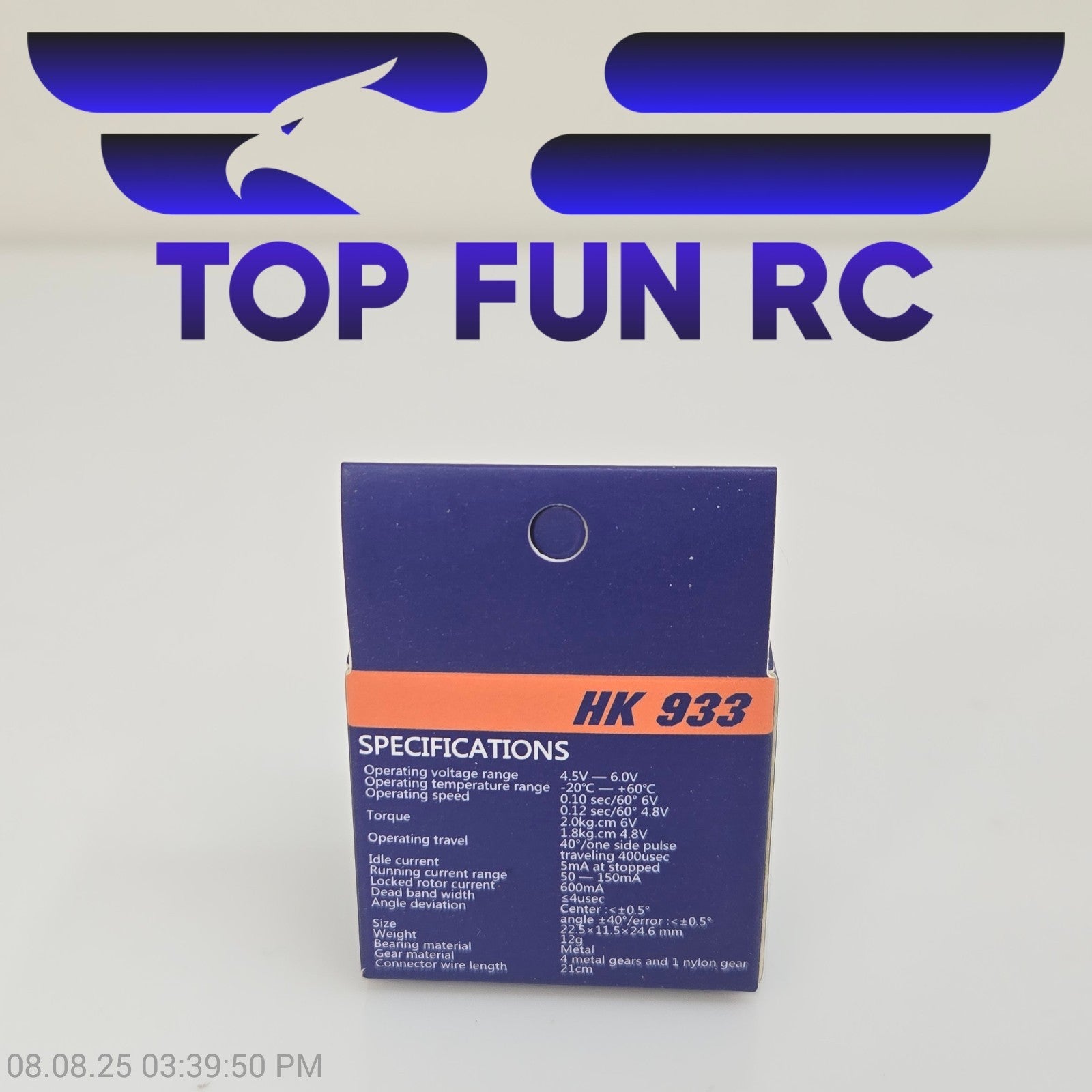 Hobby King HK933 12g Metal Gear Digital Servo