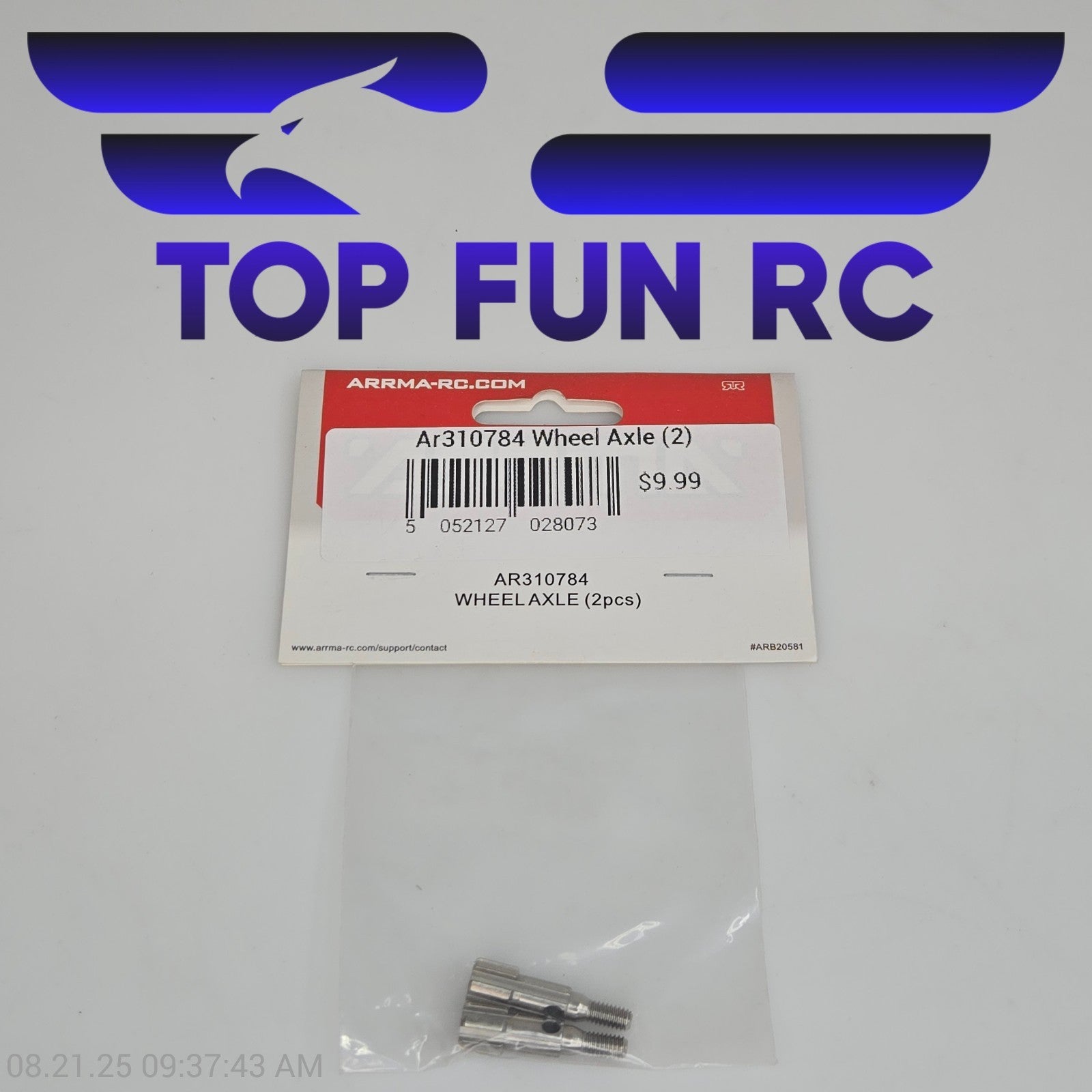 Arrma AR310784 Wheel Axle (2pcs)