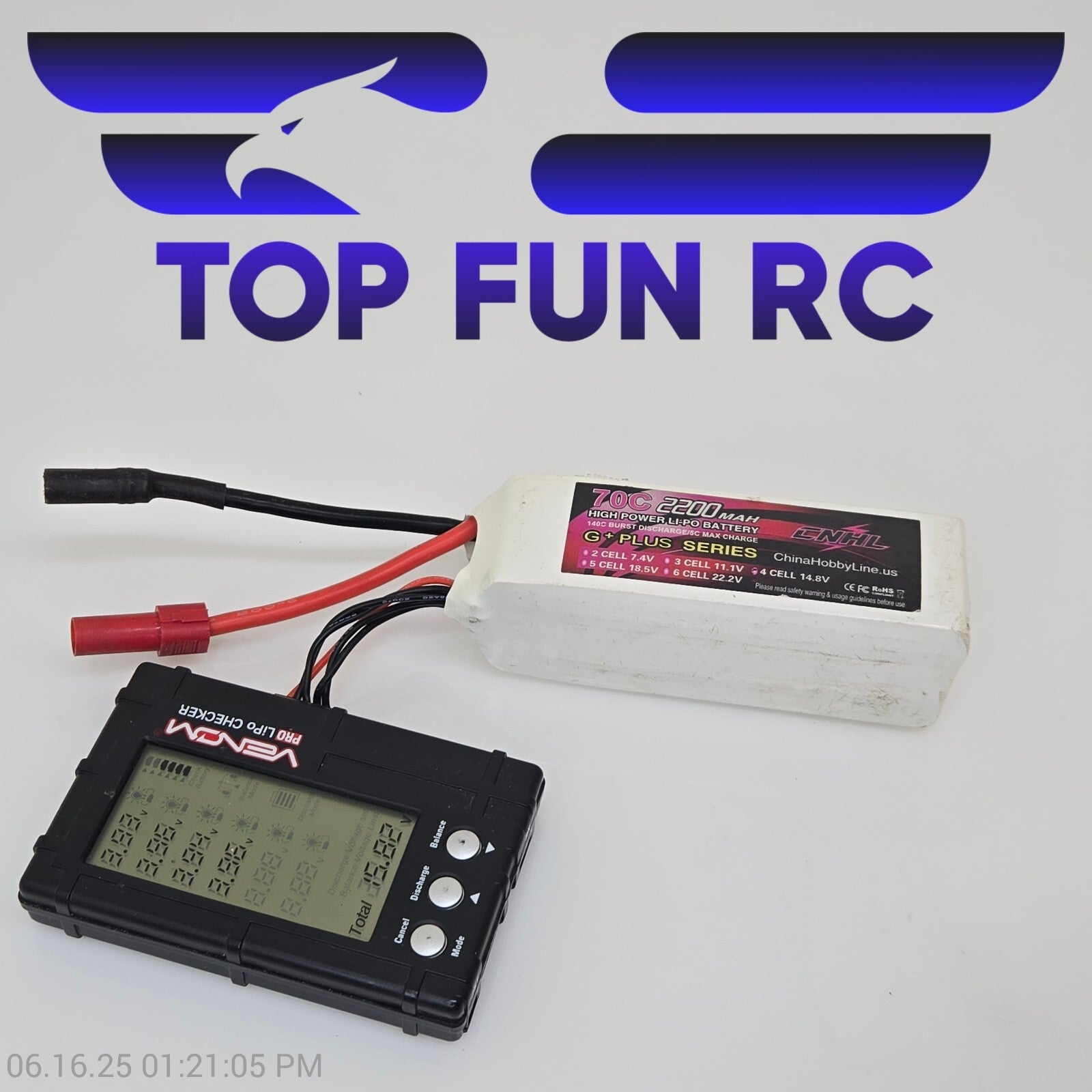 CNHL 2200MAH 4S 14.8V 70C Lipo Battery All Cells Balanced
