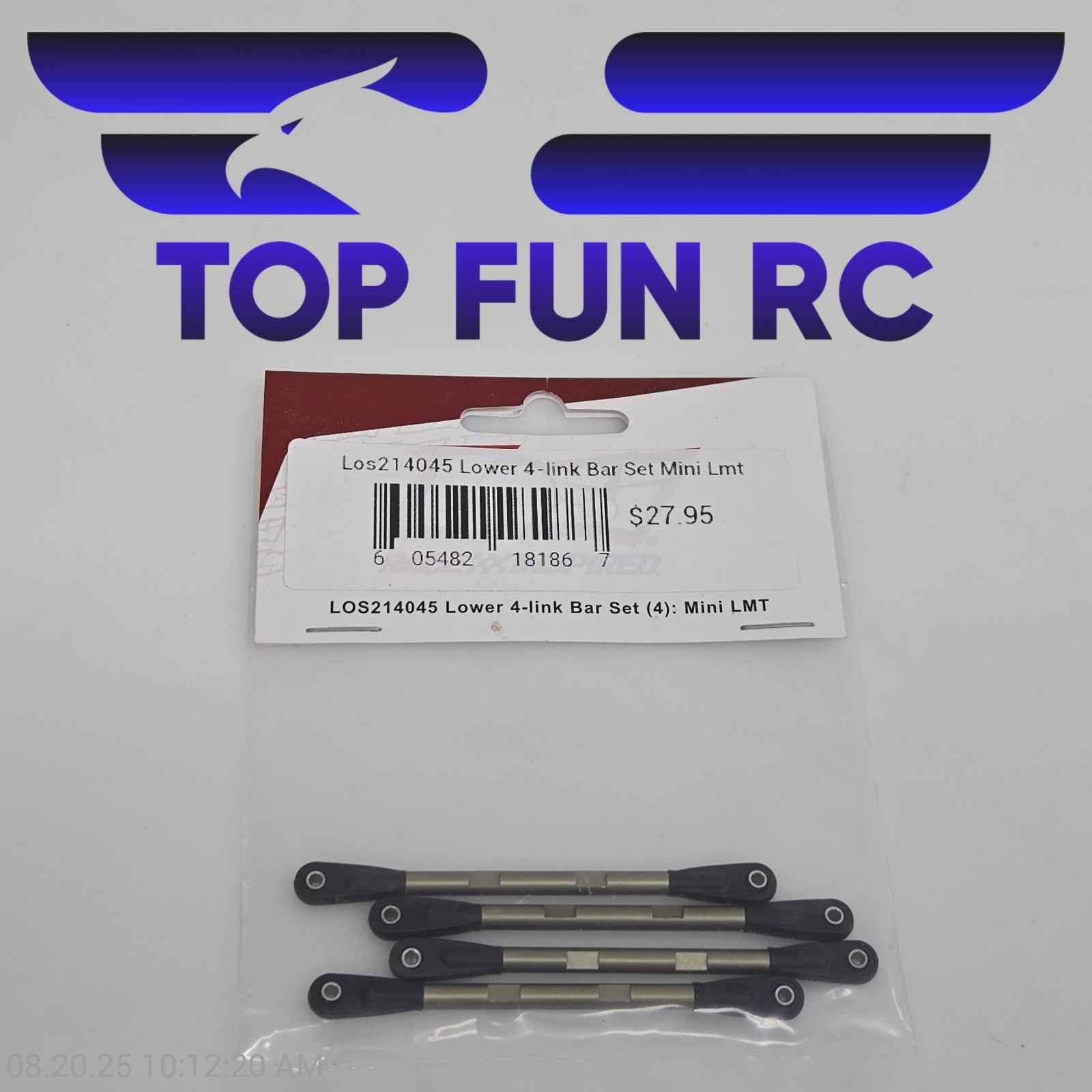 Losi LOS214045 Lower 4-Link Bar Set (4) For Mini LMT