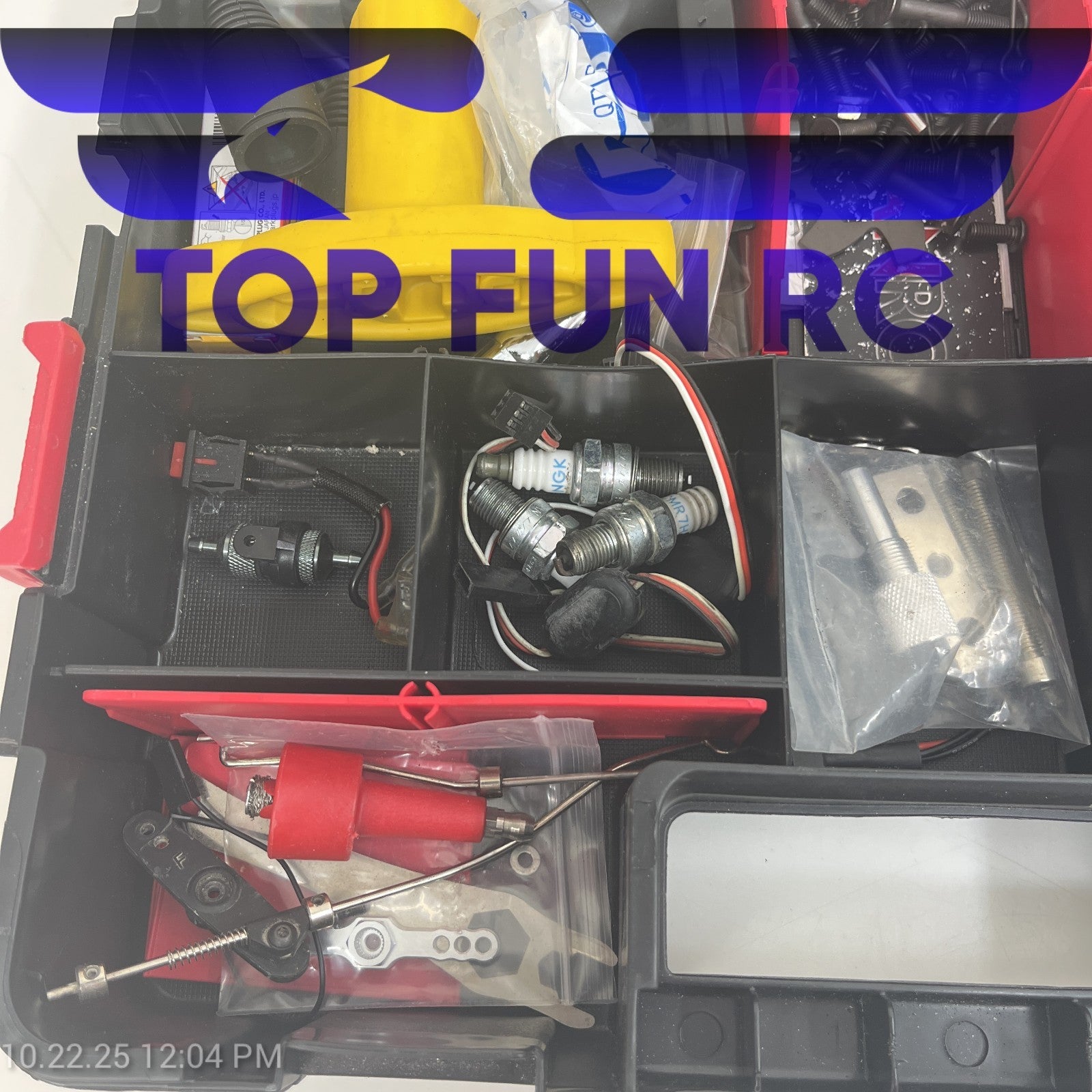 RC Assorted Parts Spark Plugs, Axle Outdrive Shaft, Gear Puller & More Gas Parts