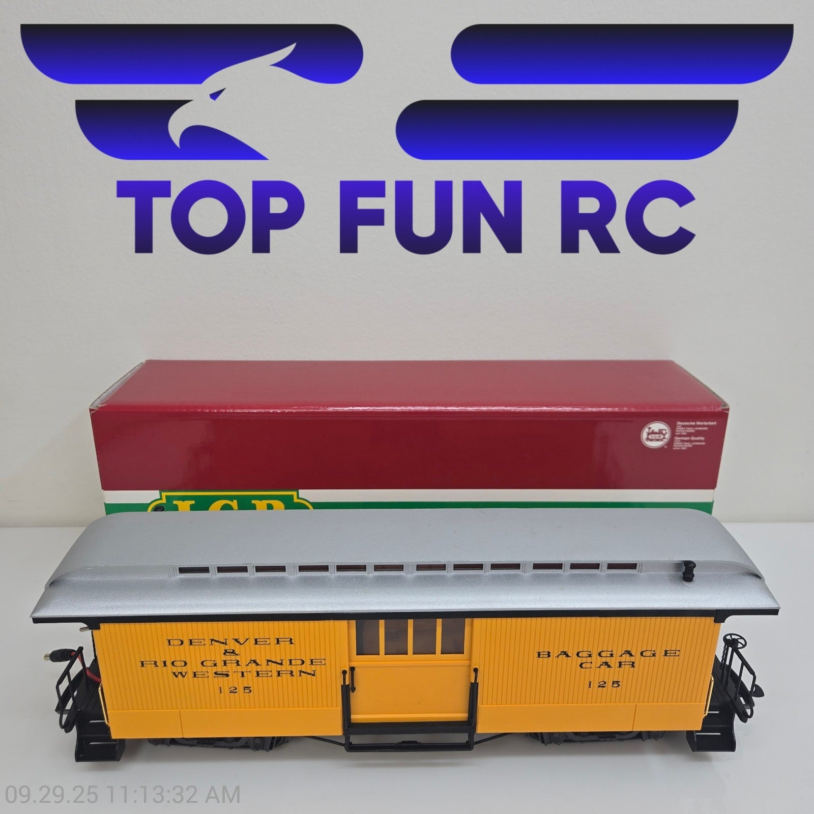 LGB G-Gauge 3084 Denver & Rio Grande Western Baggage Car