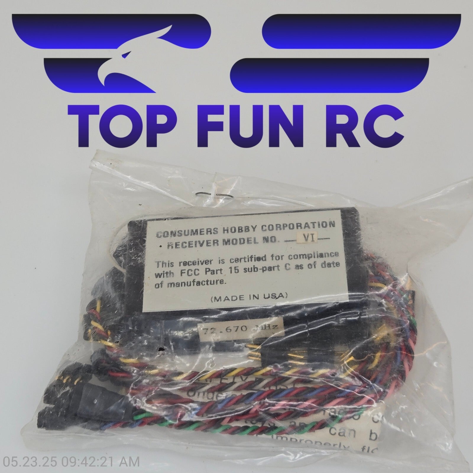 Consumers Hobby Corporation Receiver Model # VI