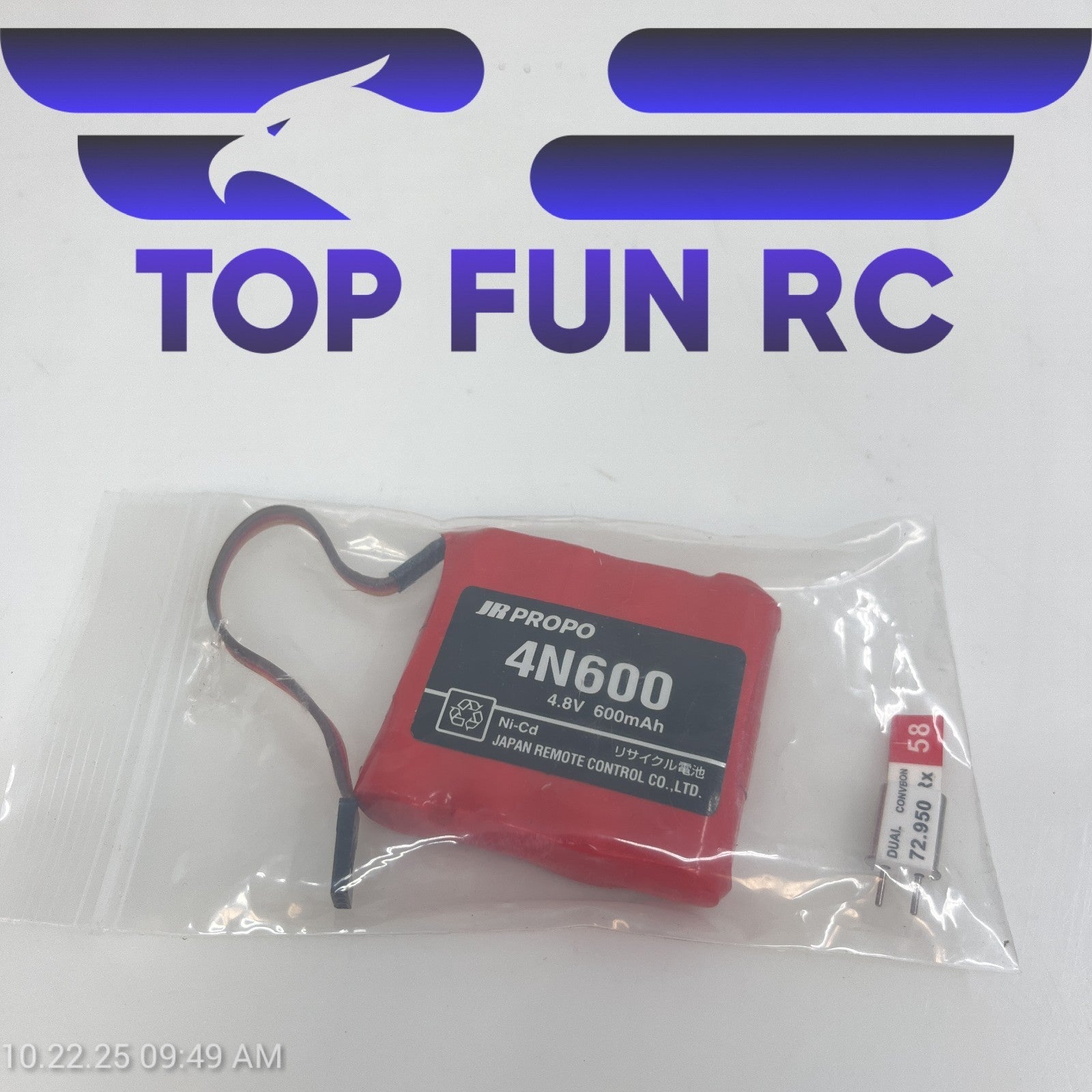 Futaba T6EXAP Computerized System Airplane Controller w/ JR Propo 4N600 4.8v Bat
