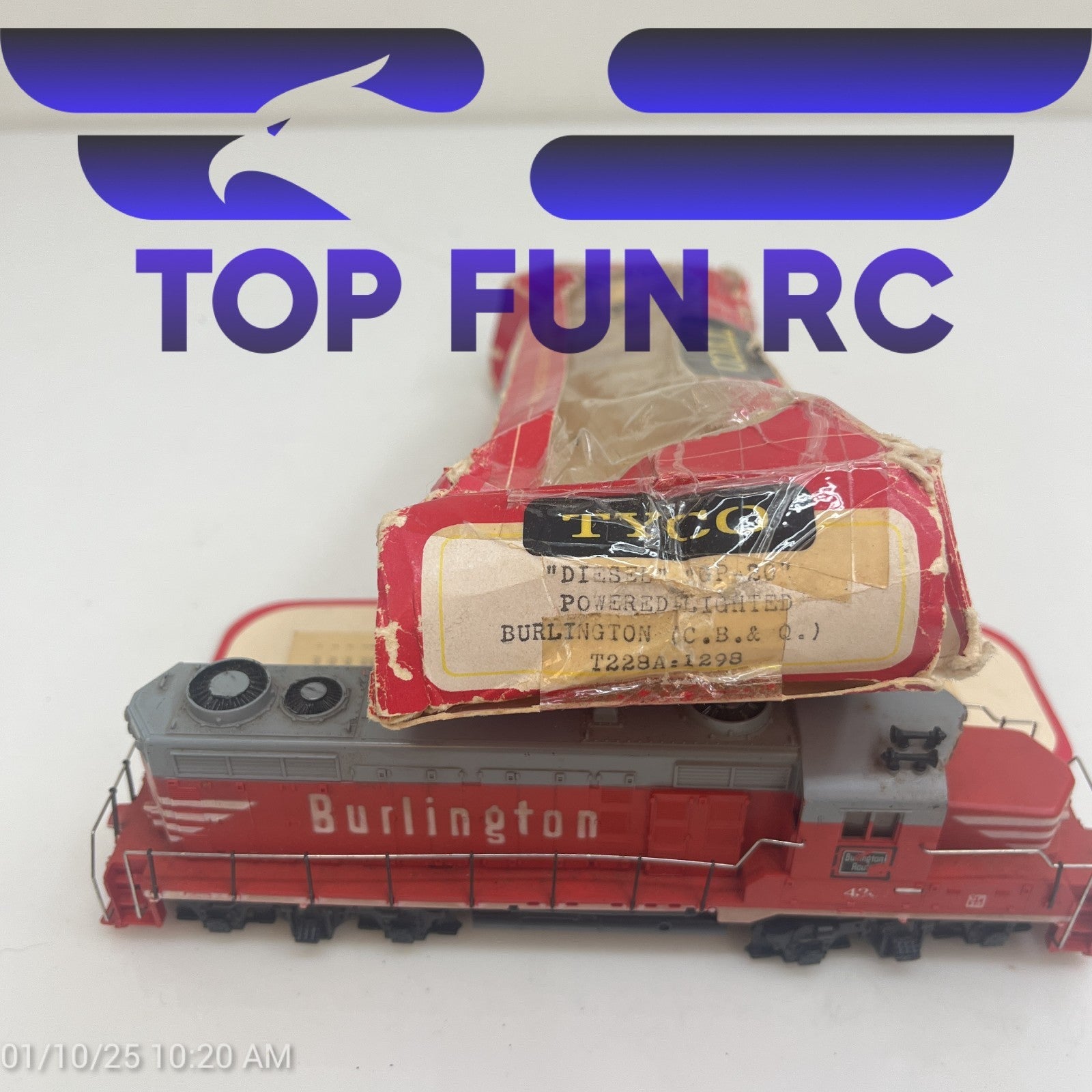 Tyco Burlington HO-Gauge 4301 Locomotive