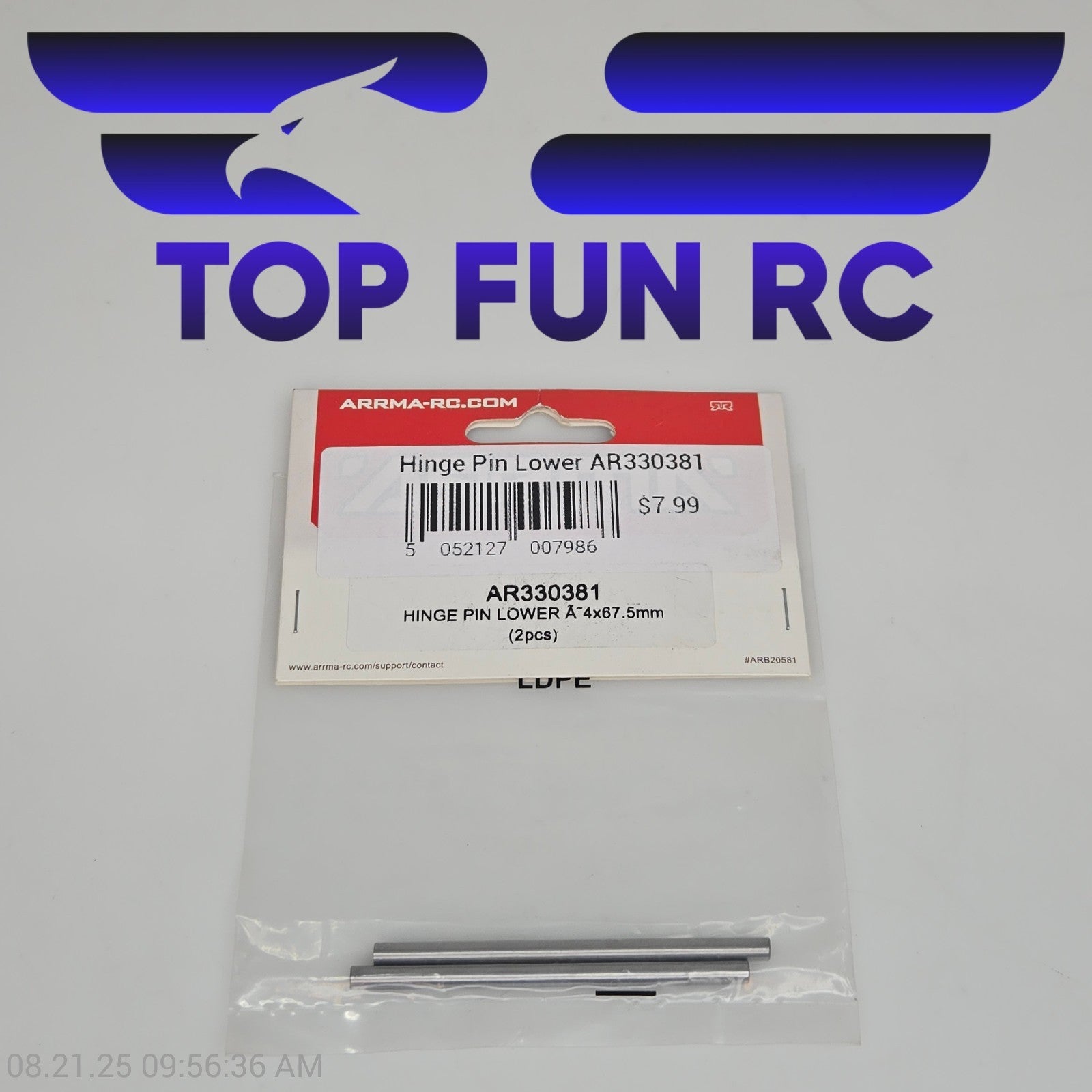 Arrma AR330381 Hinge Pin Lower A 4x67.5mm (2pcs)