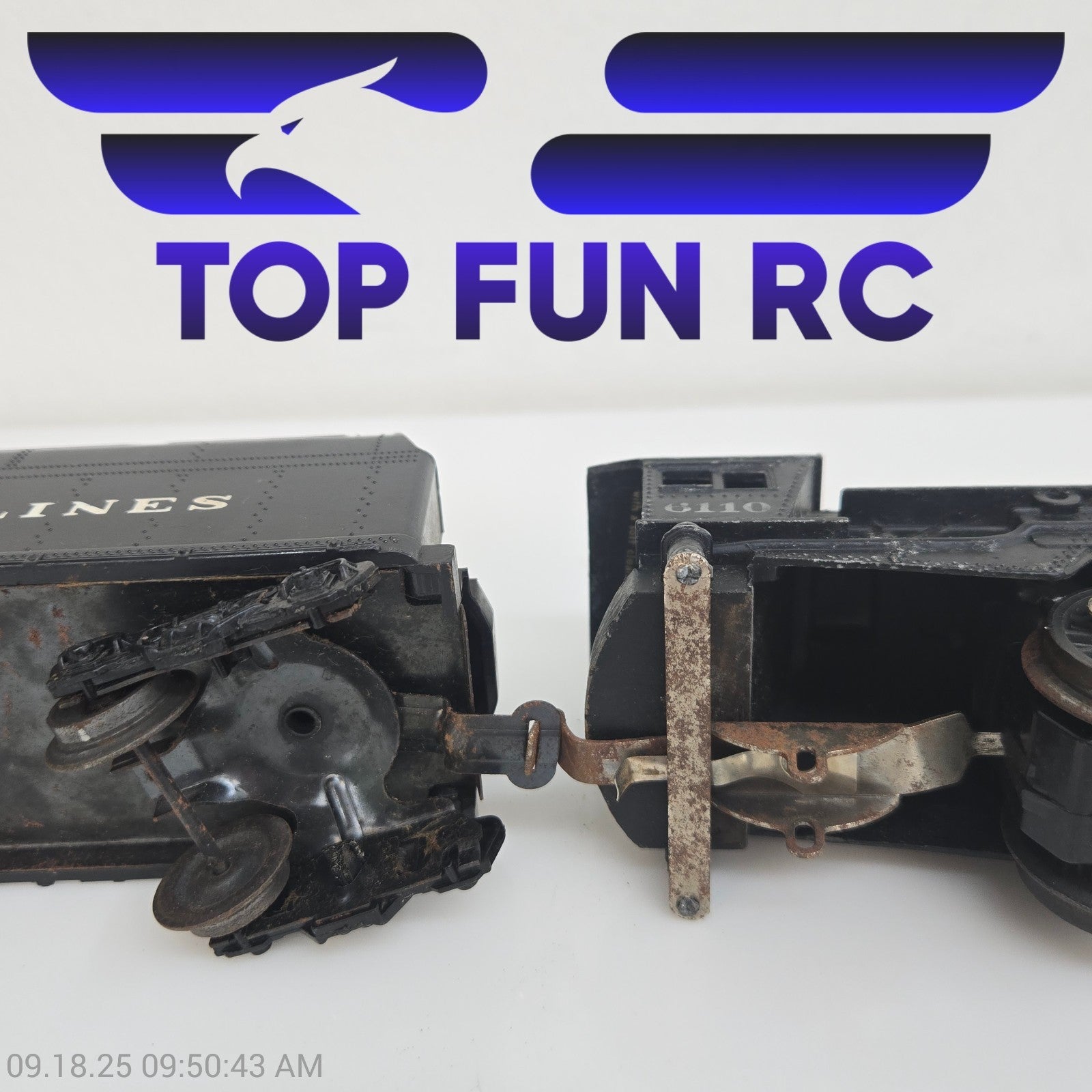 Lionel O27-Gauge 6110 Steam Engine w/ Coal Tender 6001T