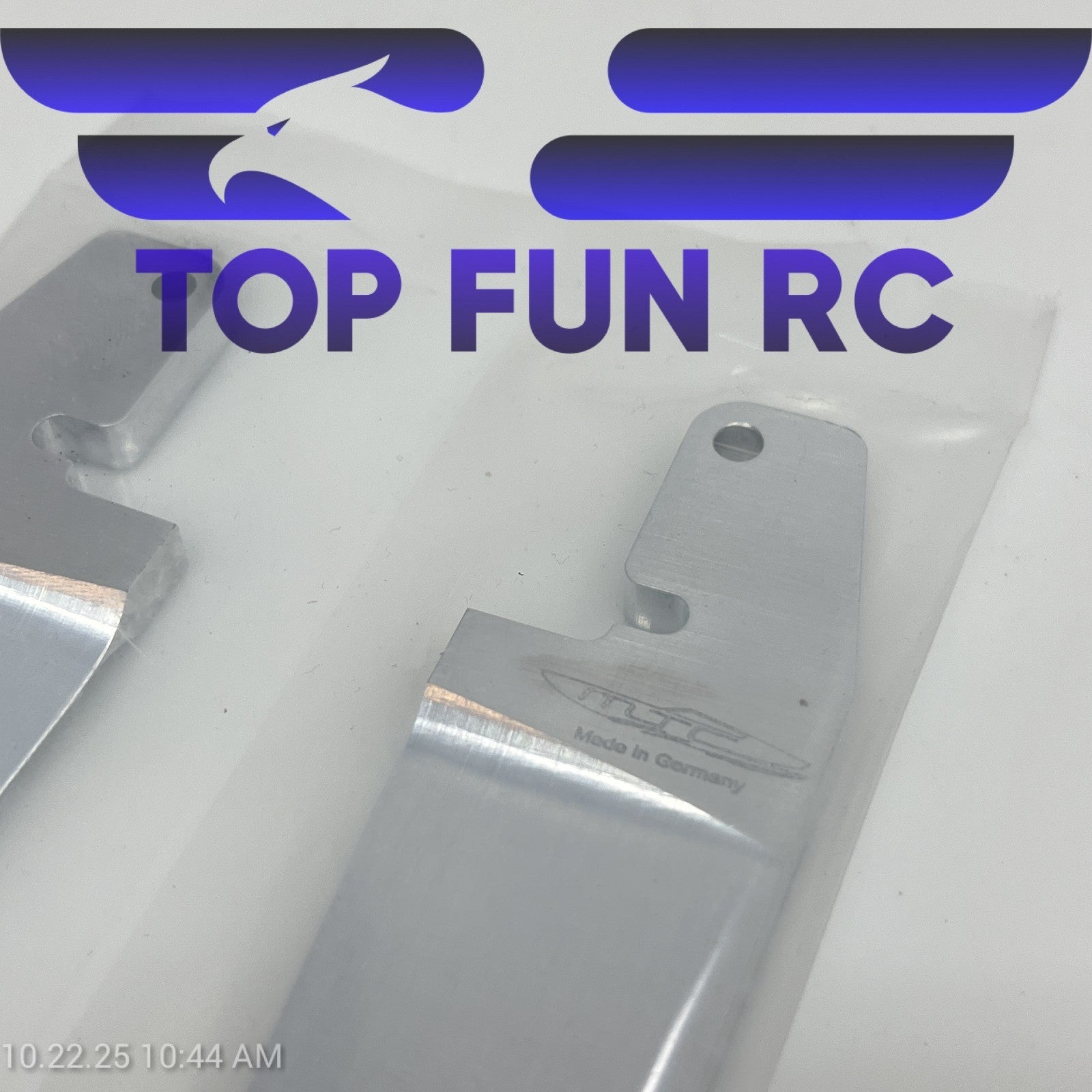 Graupner RC 127mm Rudder Blades x2 CNC Aluminum