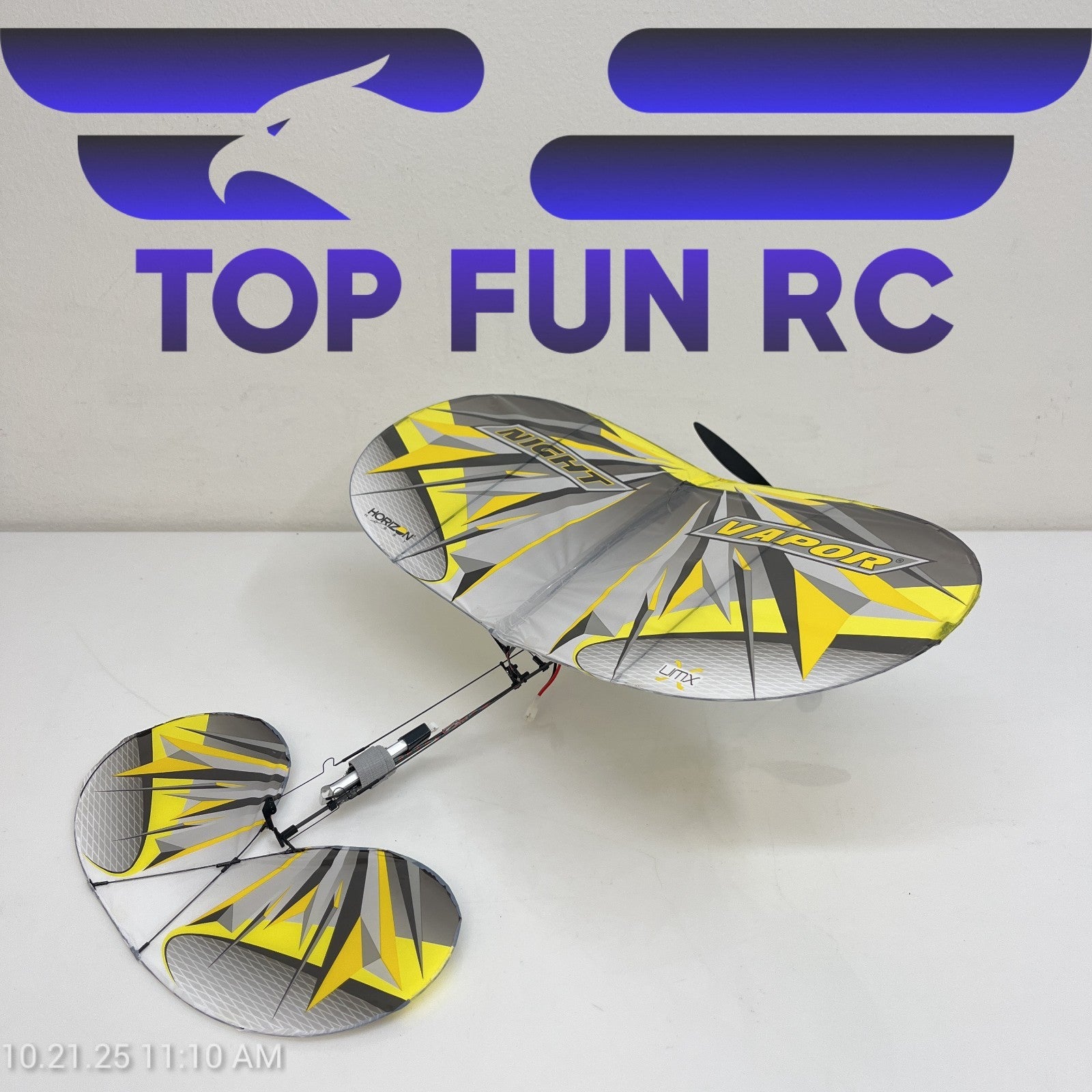 E-Flite UMX Night Vapor Ultra-Micro Slow Flyer Missing Tail Rudder