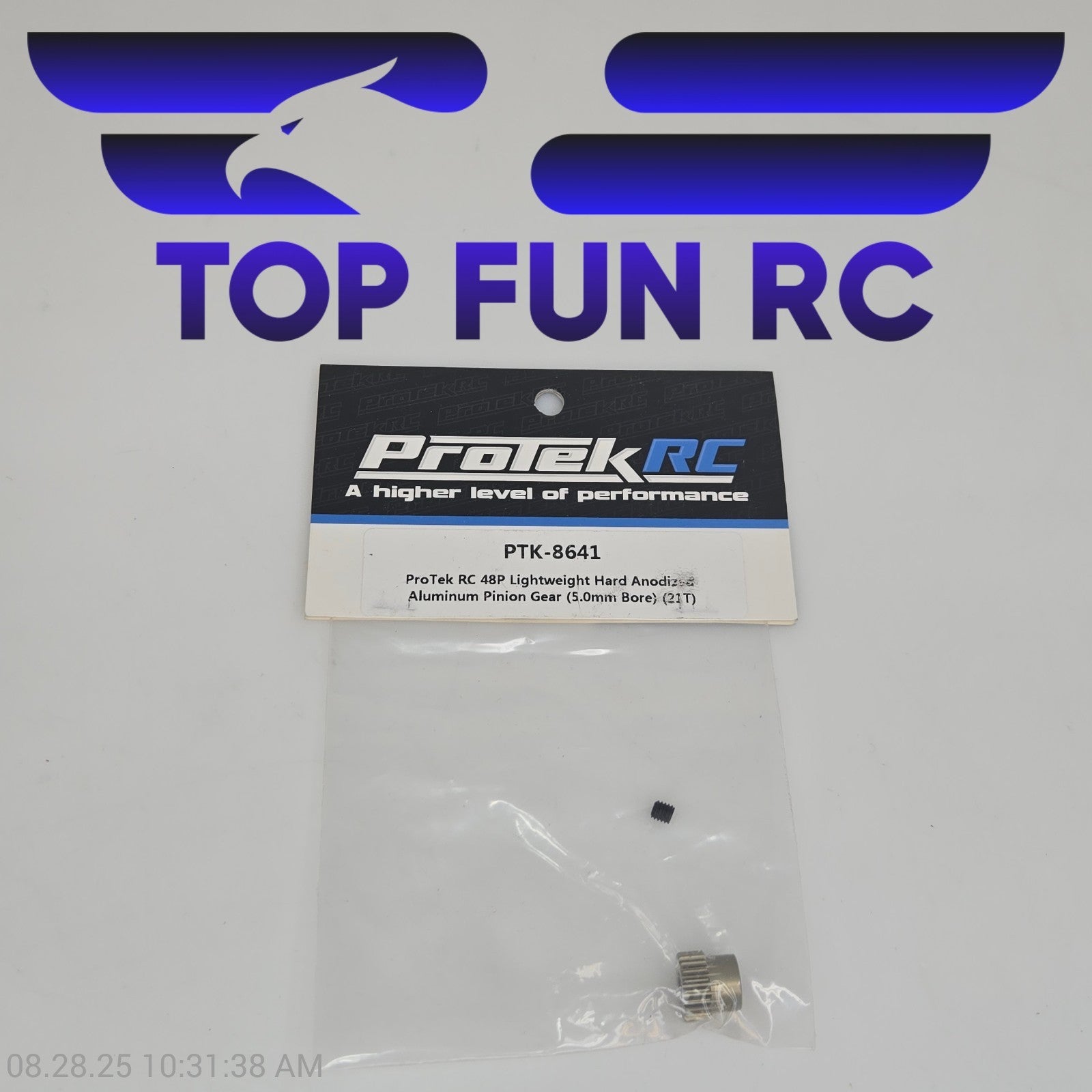 ProTek RC PTK-8641 48P Lightweight Hard Anodized Aluminum Pinion Gear