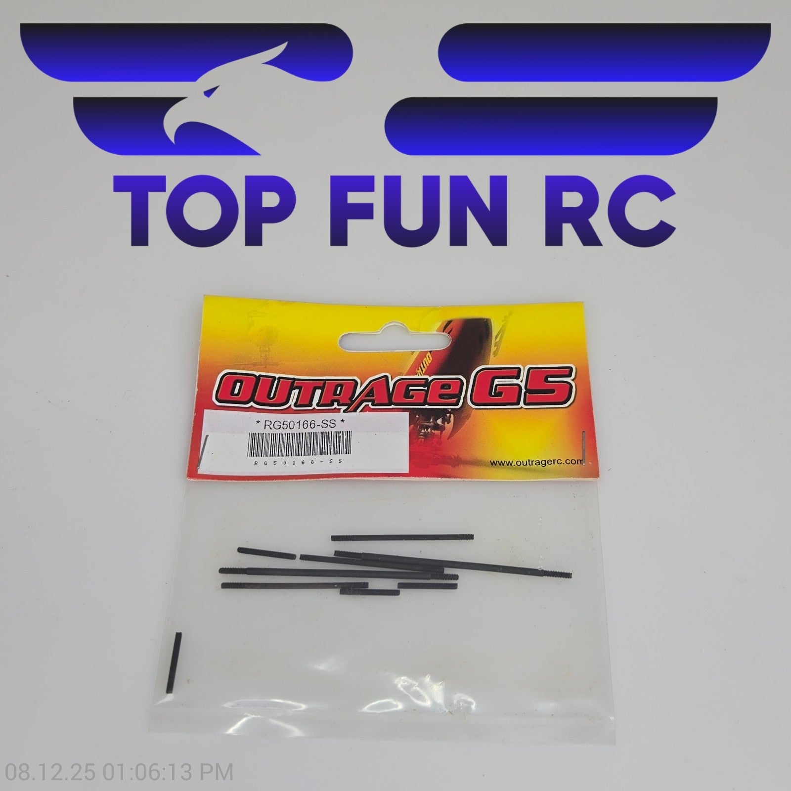 Outrage RG50166-SS Linkage Rod Complete Set (9 pcs) For G5 Helicopter