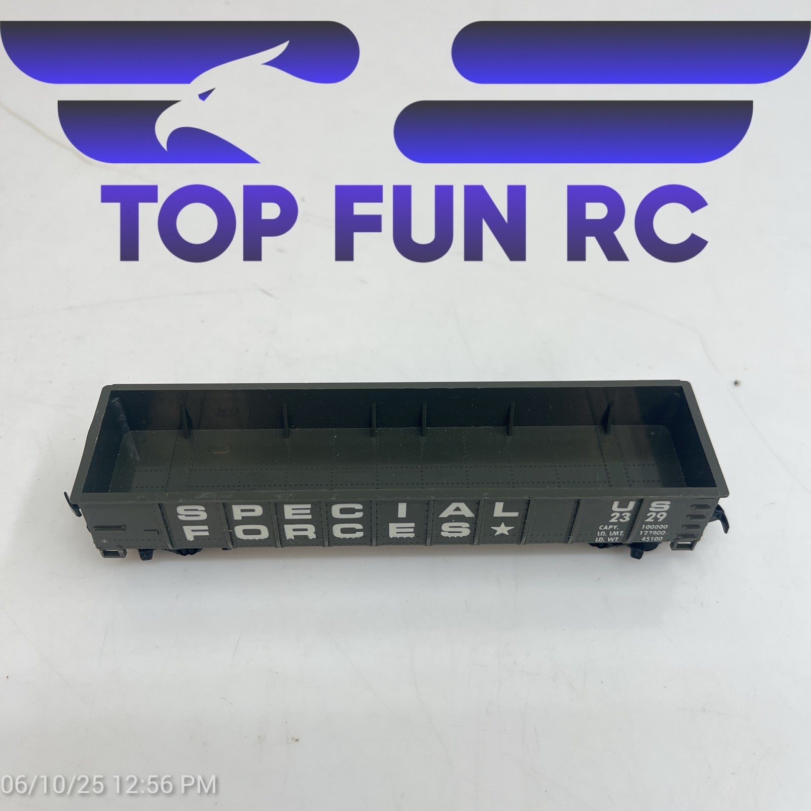 Tyco HO-Gauge G.I. Joe Special Forces Train Hopper Car