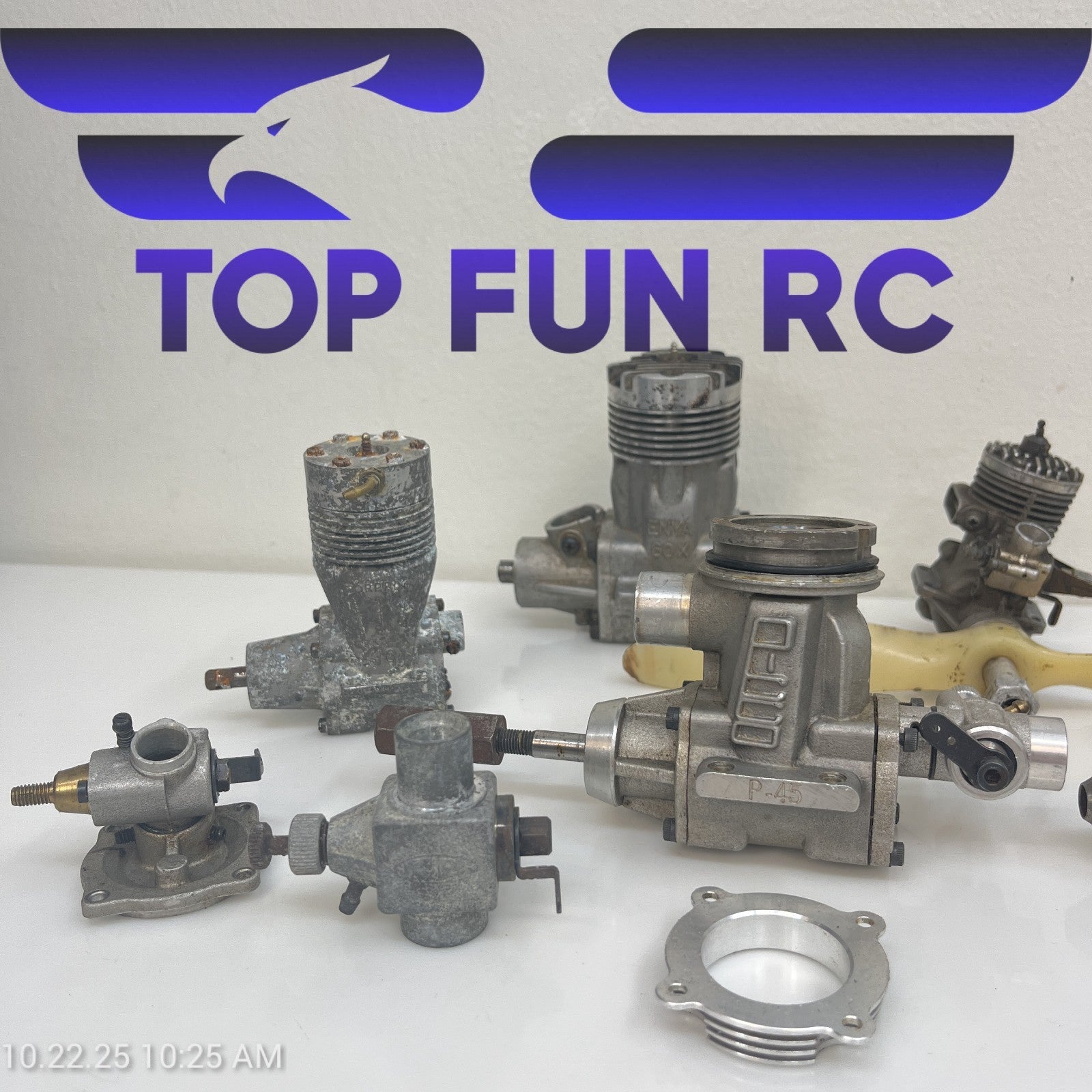 RC Nitro Engines For Parts!! OS, Enya, K&B, Pico P45