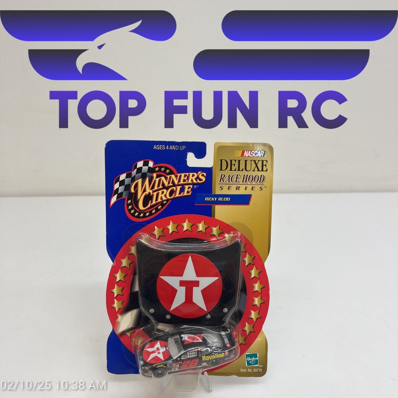 Winners Circle Ricky Rudo Texaco Valvoline Deluxe Race Hood Series #28 Diecast
