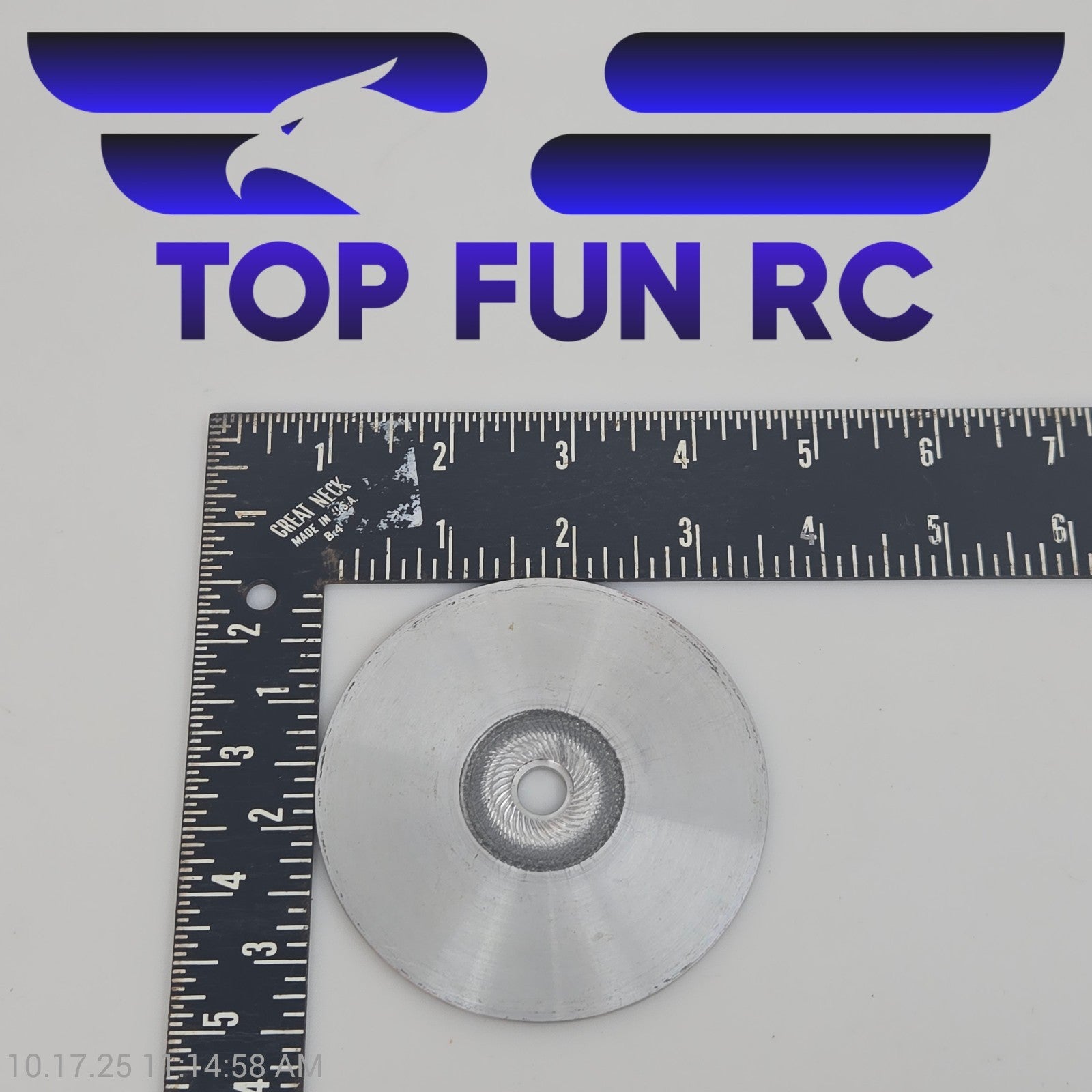 RC Spinner Aluminum 2-Blade 3.5 Inch For Model Airplanes