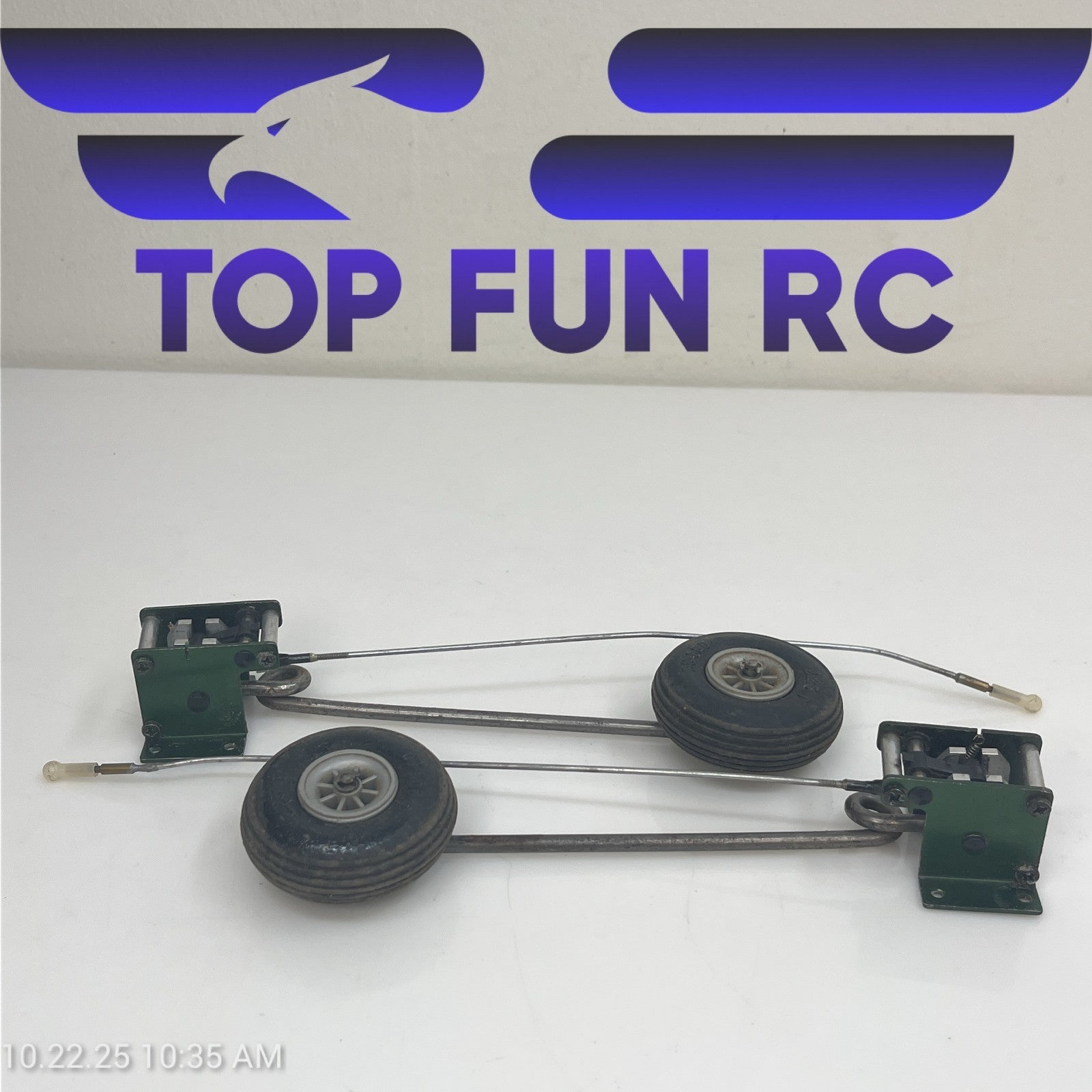 RC Mechanical Main Retracts 5/32 Struts w/ DuBro Wheels 2 1/4"