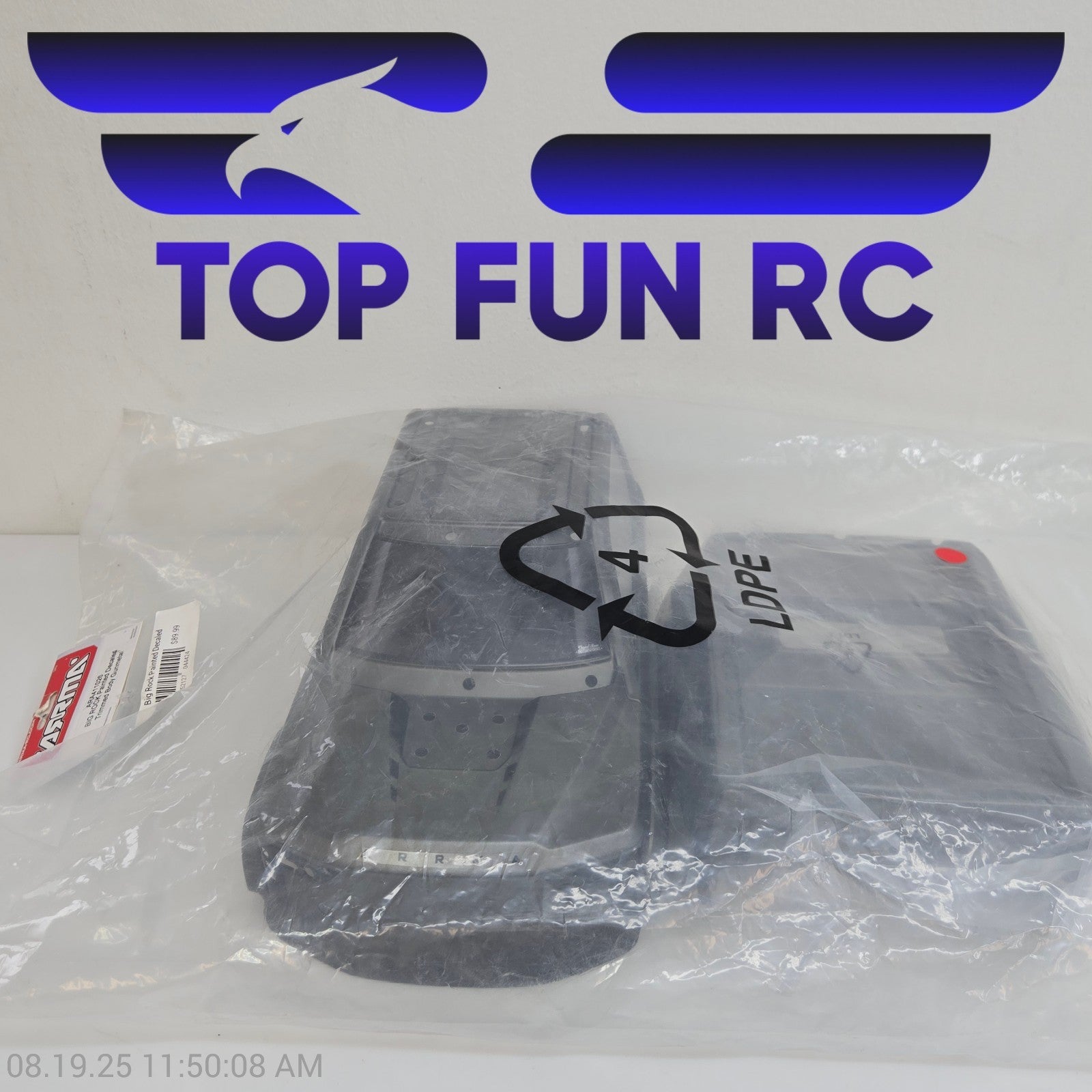 Arrma ARA411026 Big Rock Painted Decaled Trimmed Body Gunmetal