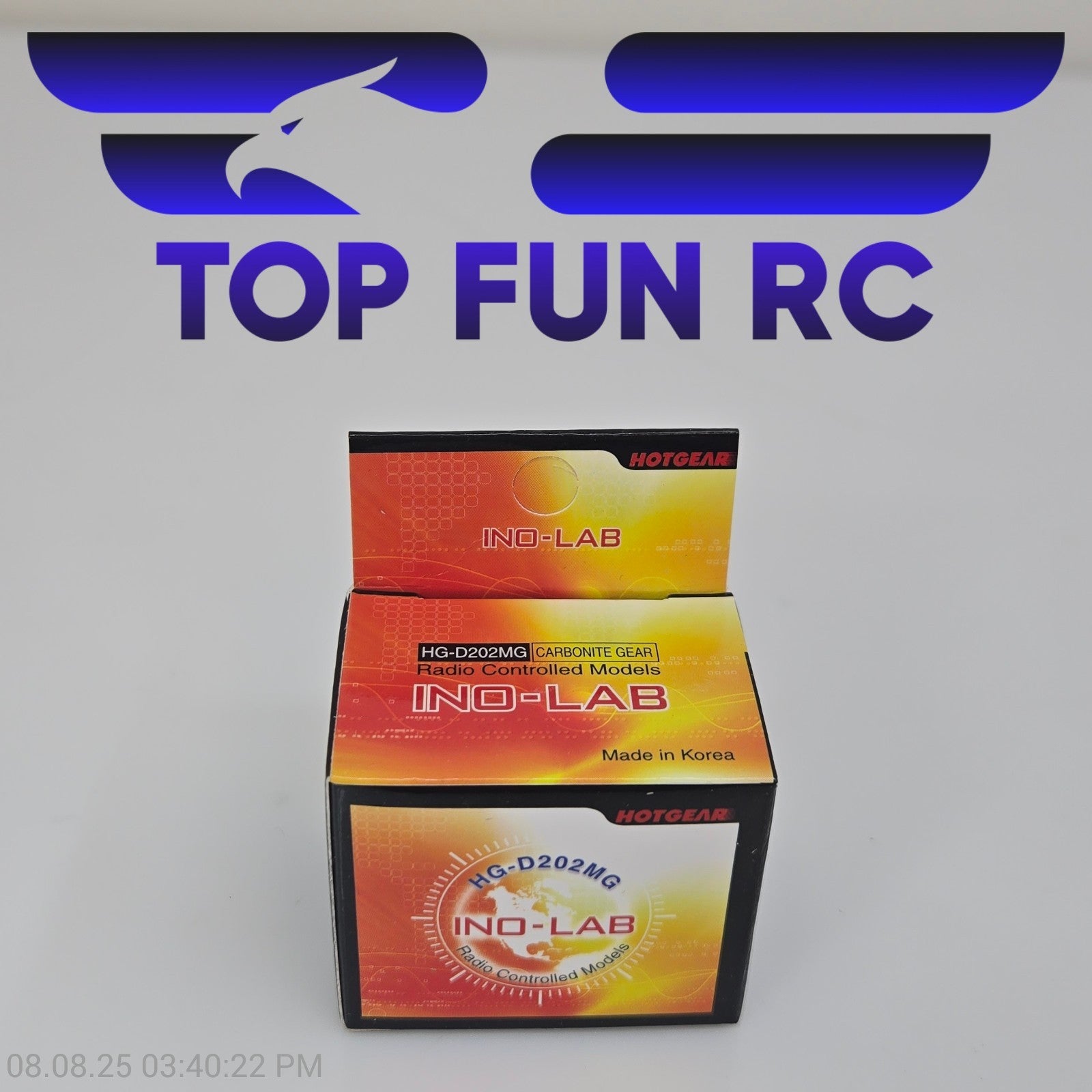 INO-Lab HG-D202MG Carbonite Gear RC Servo