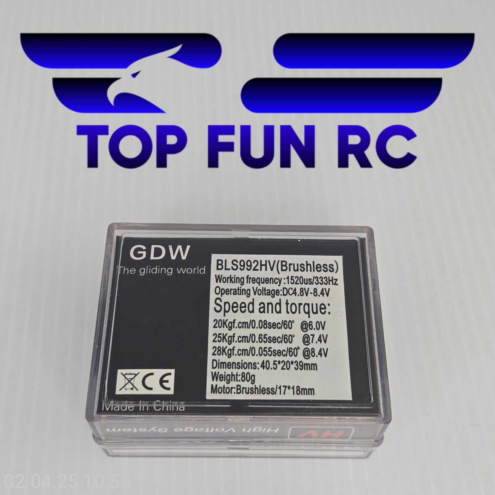 GDW HV Servo G BLS992HV Brushless Servo