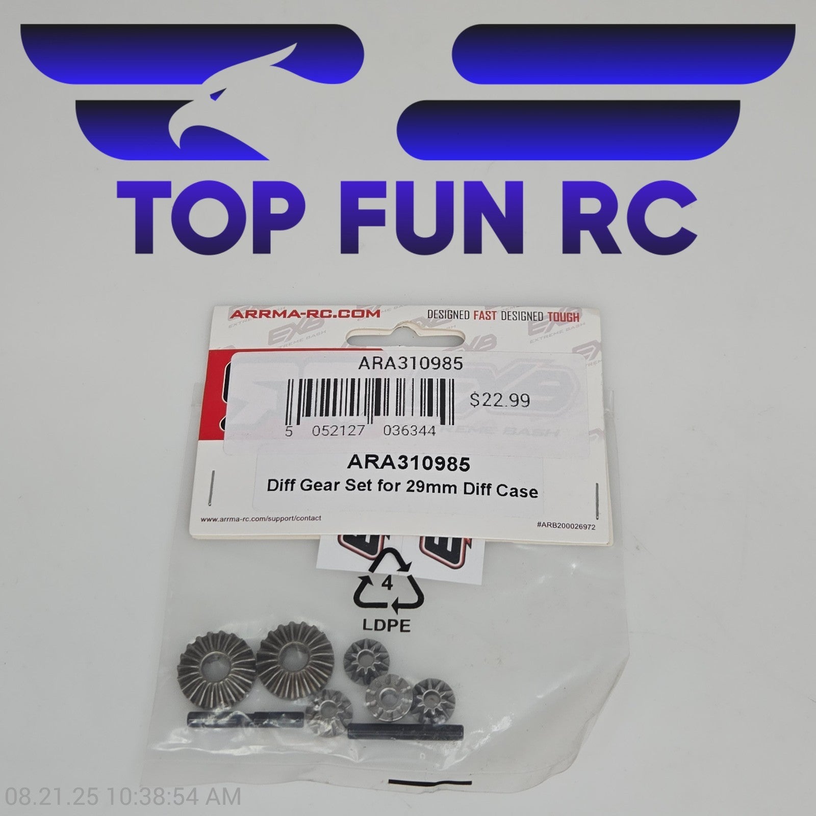 Arrma ARA310985 Differential Gear Set For 29mm Differential Case