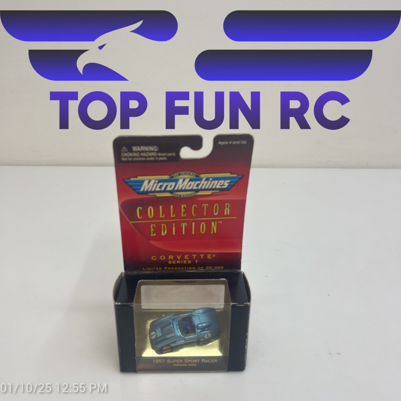 Micro Machines Collector Edition Corvette Series 1 1957 Super Sport Racers /20k