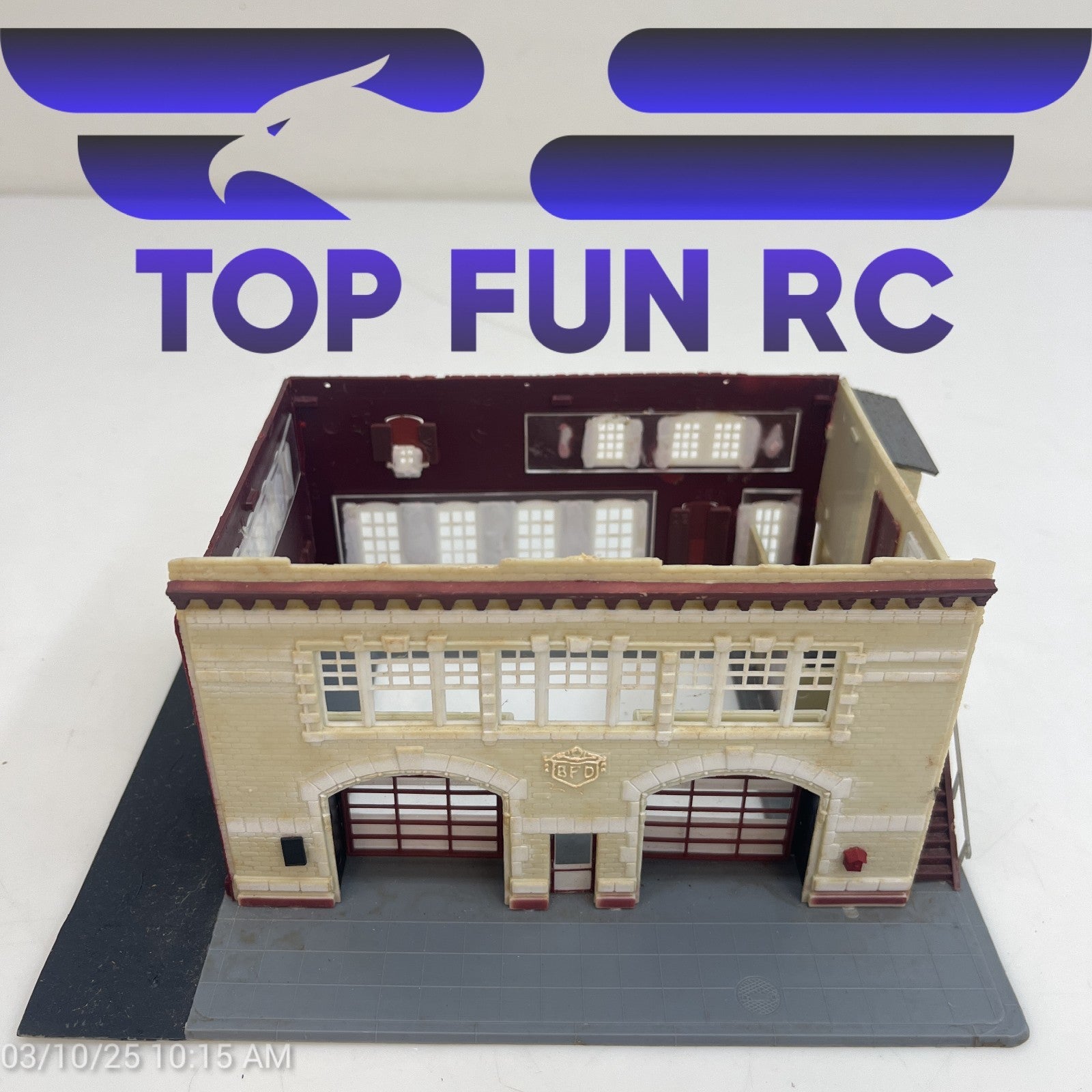 Life-Like HO Scale Building BFD FireHouse